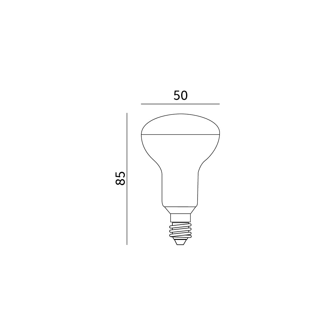 Żarówka ledowa R50 5W E14 barwa neutralna biała reflektor - LAITICA