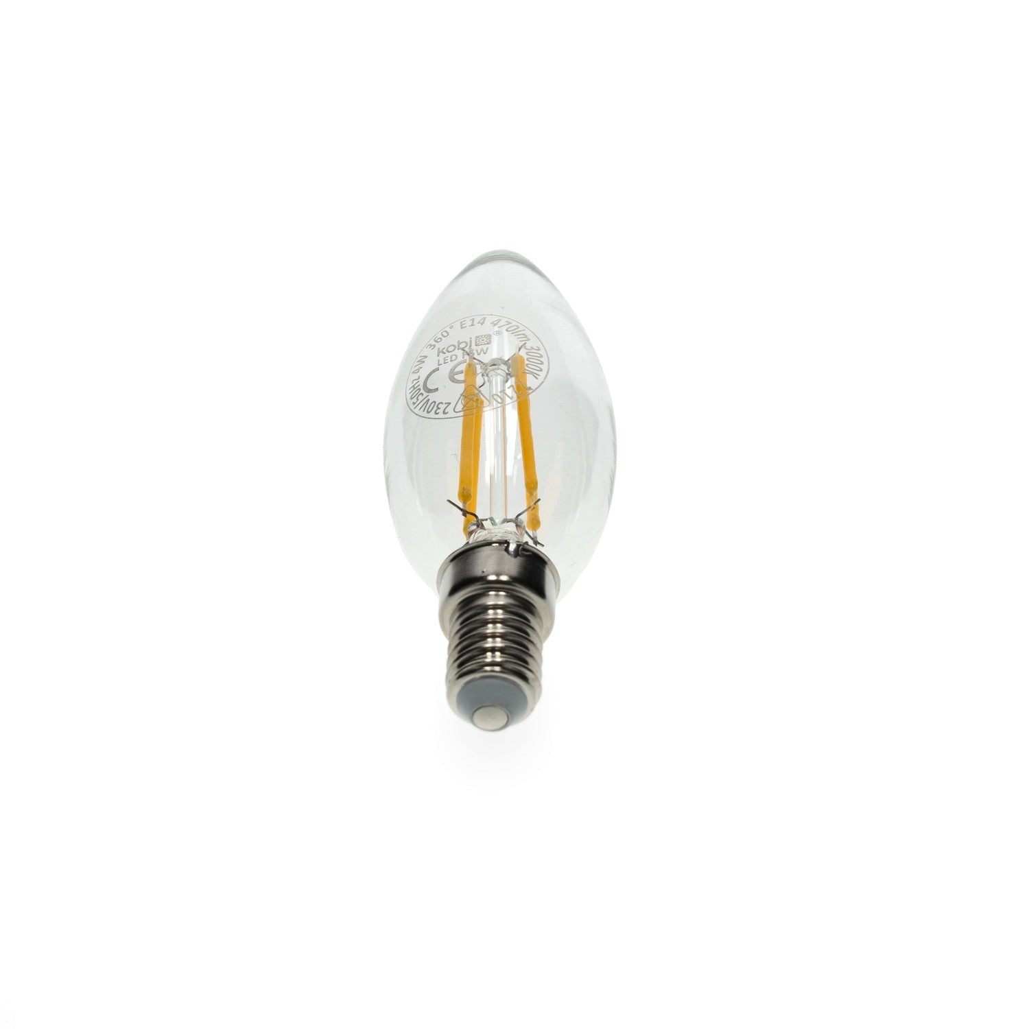 Żarówka świeczka LED 4W E14 barwa ciepła 3000K 360 stopni - LAITICA