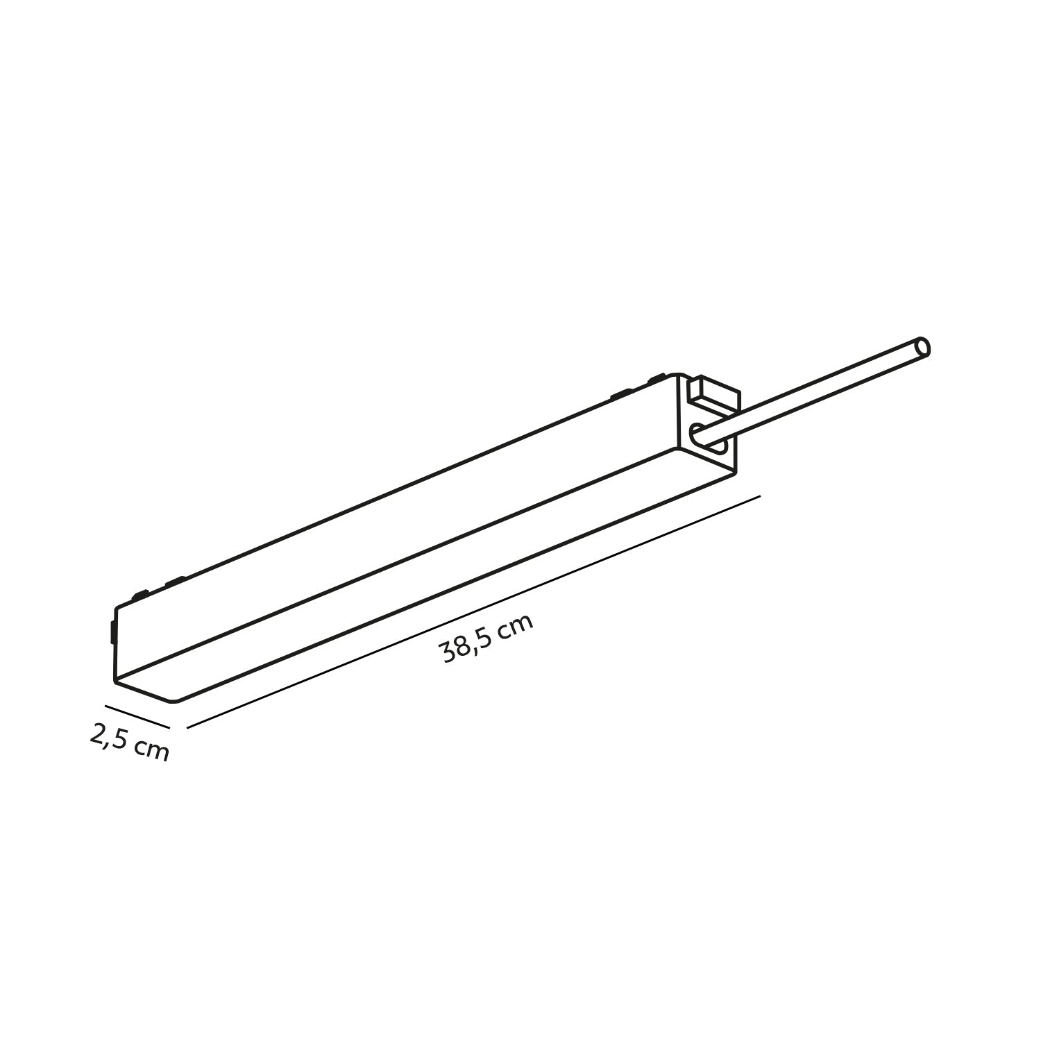 Zasilacz 200W do szyny magnetycznej natynkowej 1 - fazowej 48V – czarny - LAITICA