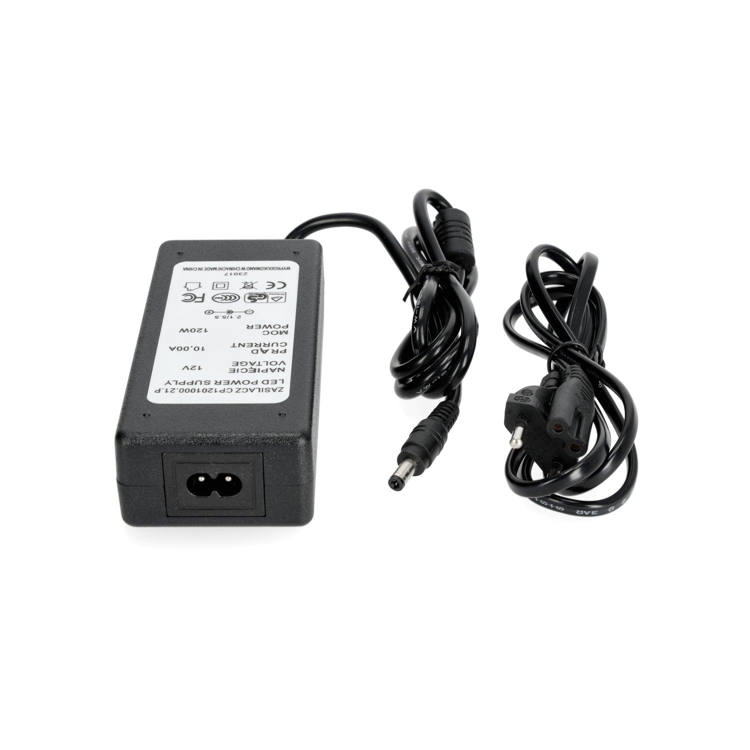 Zasilacz DESKTOP 12V 120W napięciowy 10,0A CZARNY - LAITICA