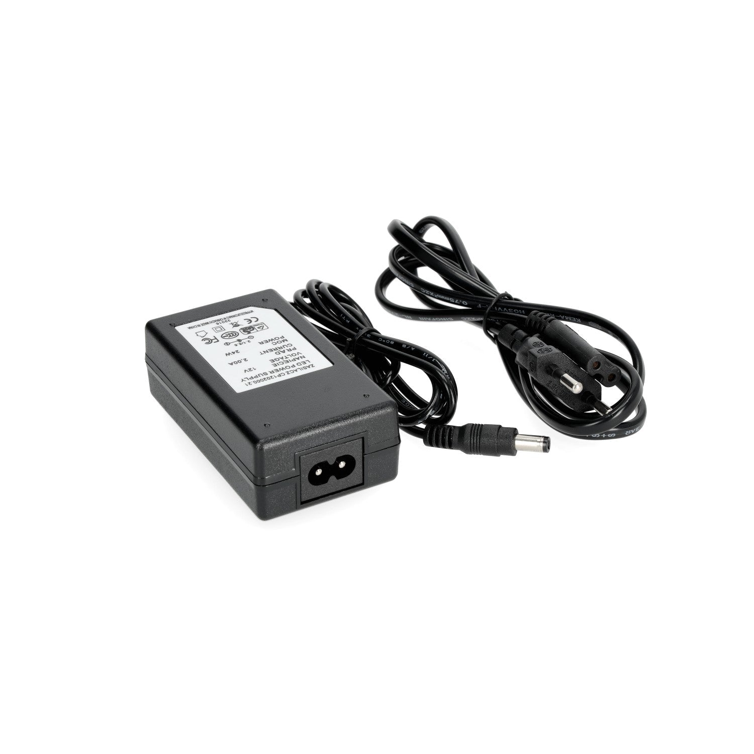 Zasilacz DESKTOP 12V 24W napięciowy 2,0A CZARNY - LAITICA