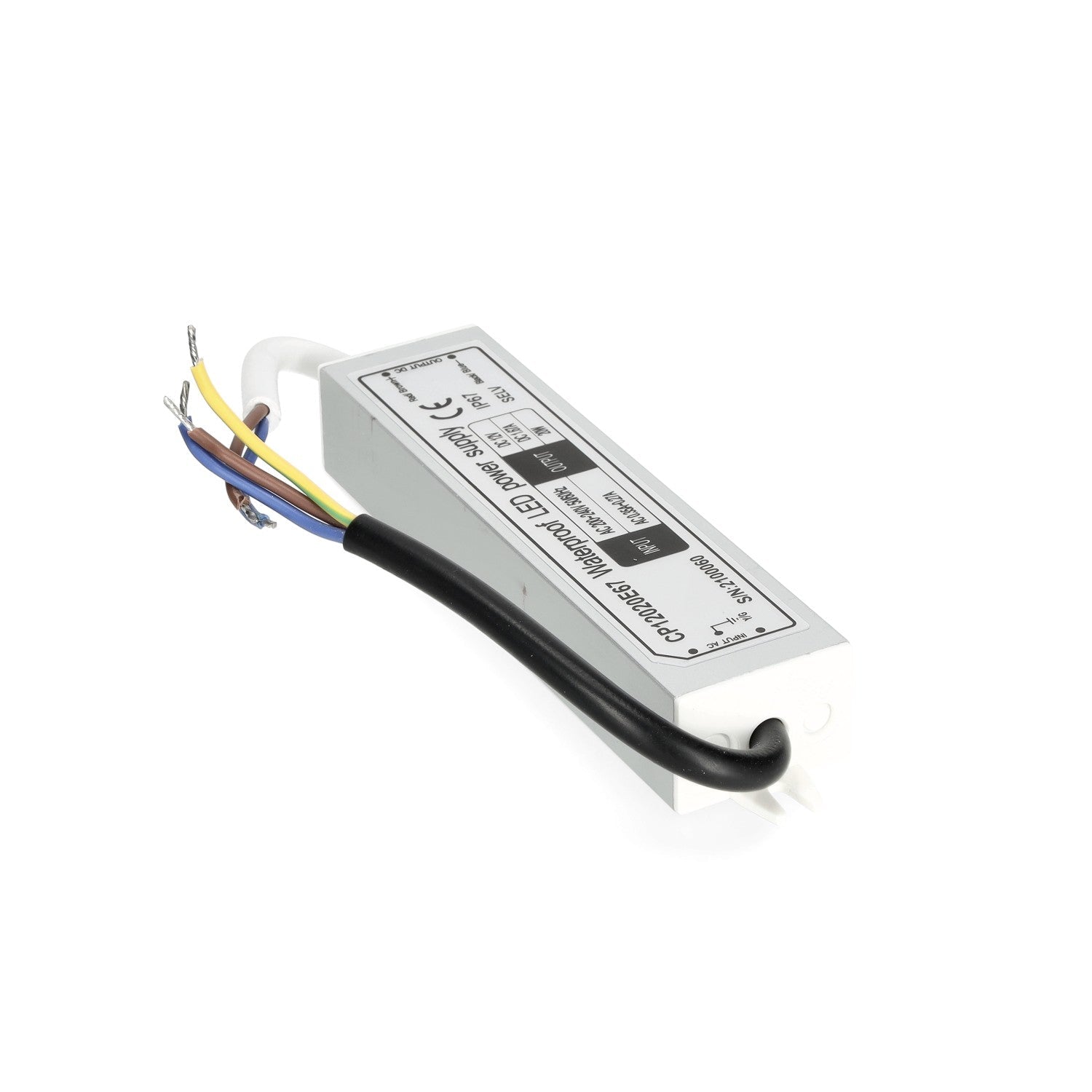 Zasilacz LED instalacyjny TAŚMY LED 12V 20W 1,67A IP67 - LAITICA