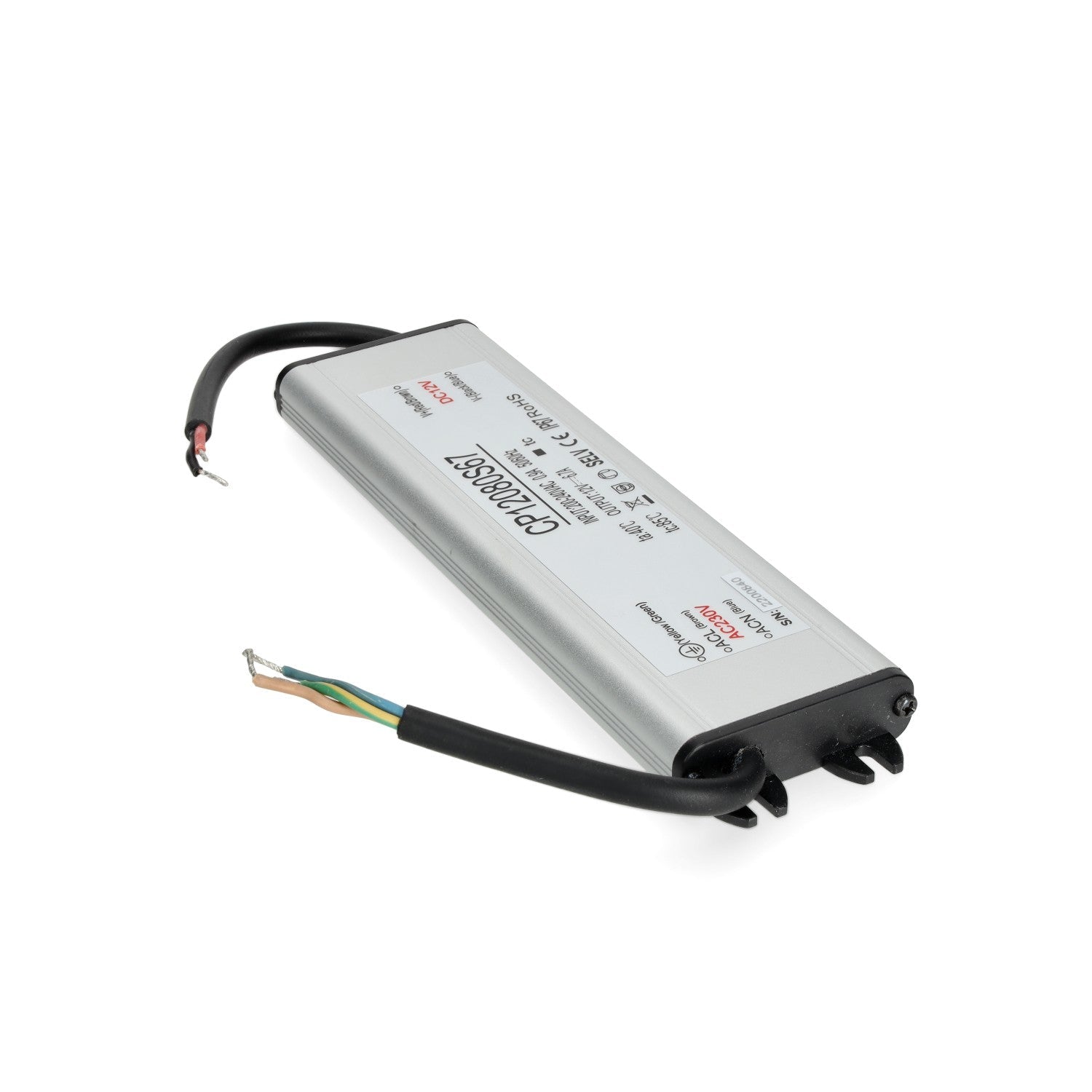 Zasilacz LED instalacyjny TAŚMY LED 12V 80W 6,67A IP67 - LAITICA
