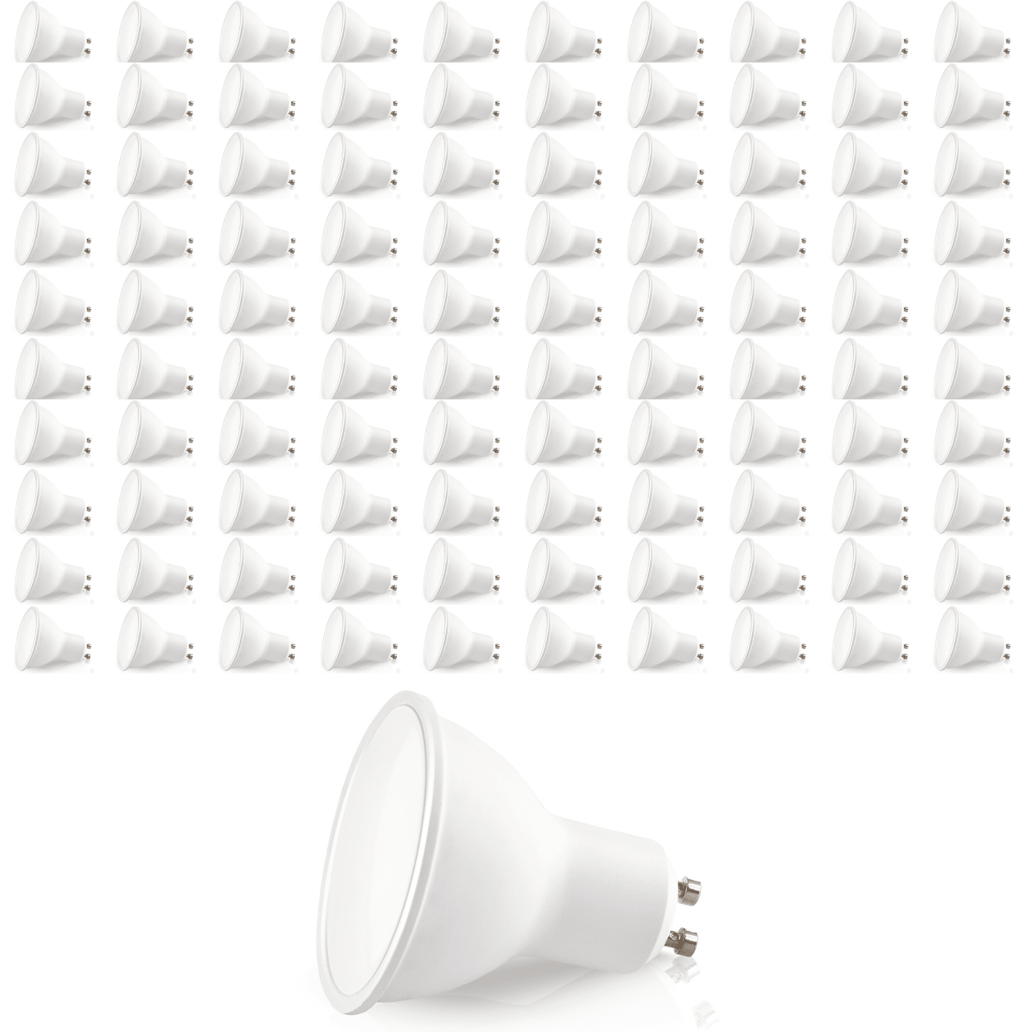 Zestaw 100x Żarówka LED GU10 5W barwa Zimna Biała 6000K LLS - LAITICA