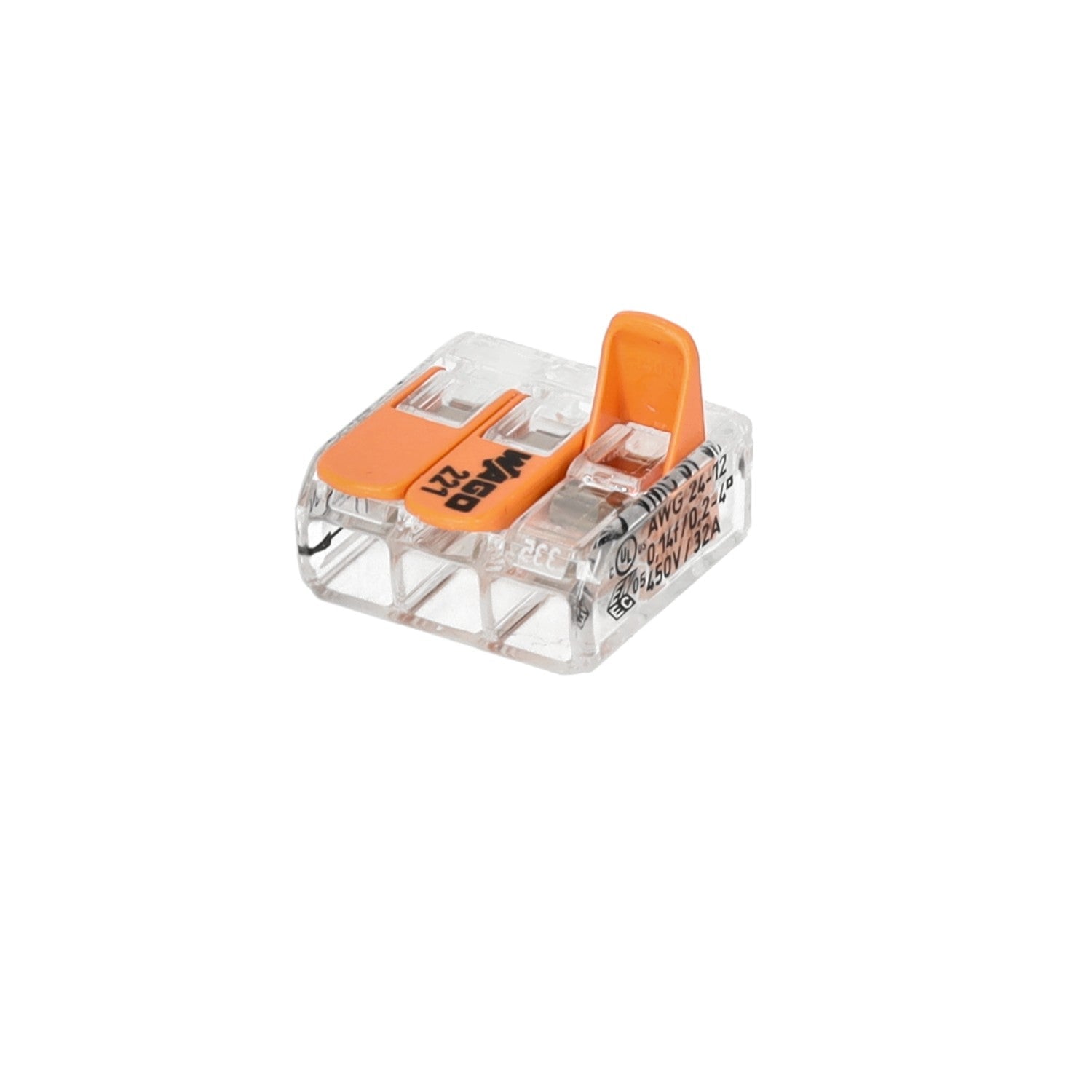 ZESTAW 10x Szybkozłączki WAGO 3 gniazda 0,14 - 4mm 221 - 413 złączka zaciskowa - LAITICA