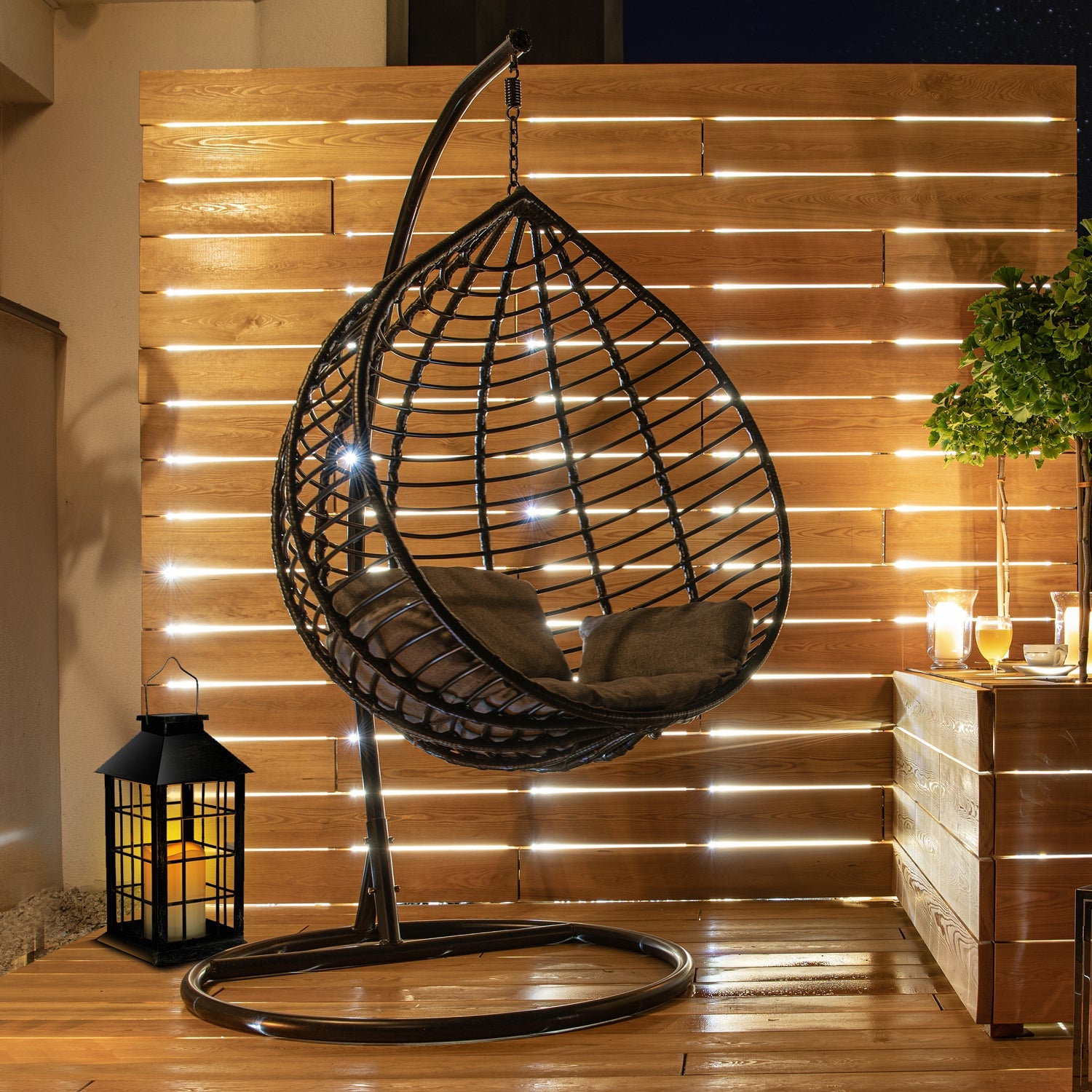 Zestaw 2x Latarenka Solarna LED Lampion Latarnia Lampa Ogrodowa - LAITICA