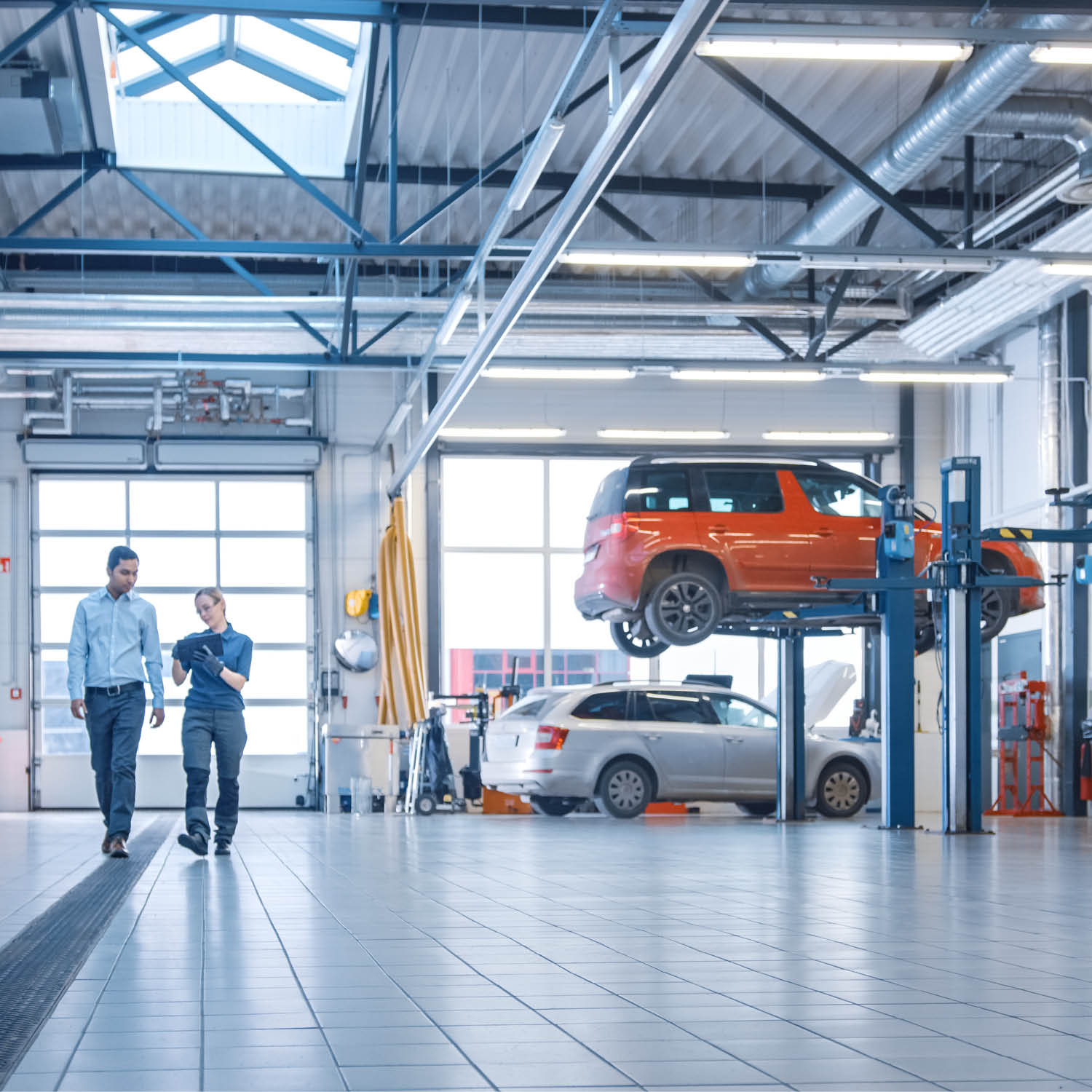 Zestaw 2x oprawa hermetyczna AQUA M 2x120 + 4x LED T8 18W zimnobiała - LAITICA