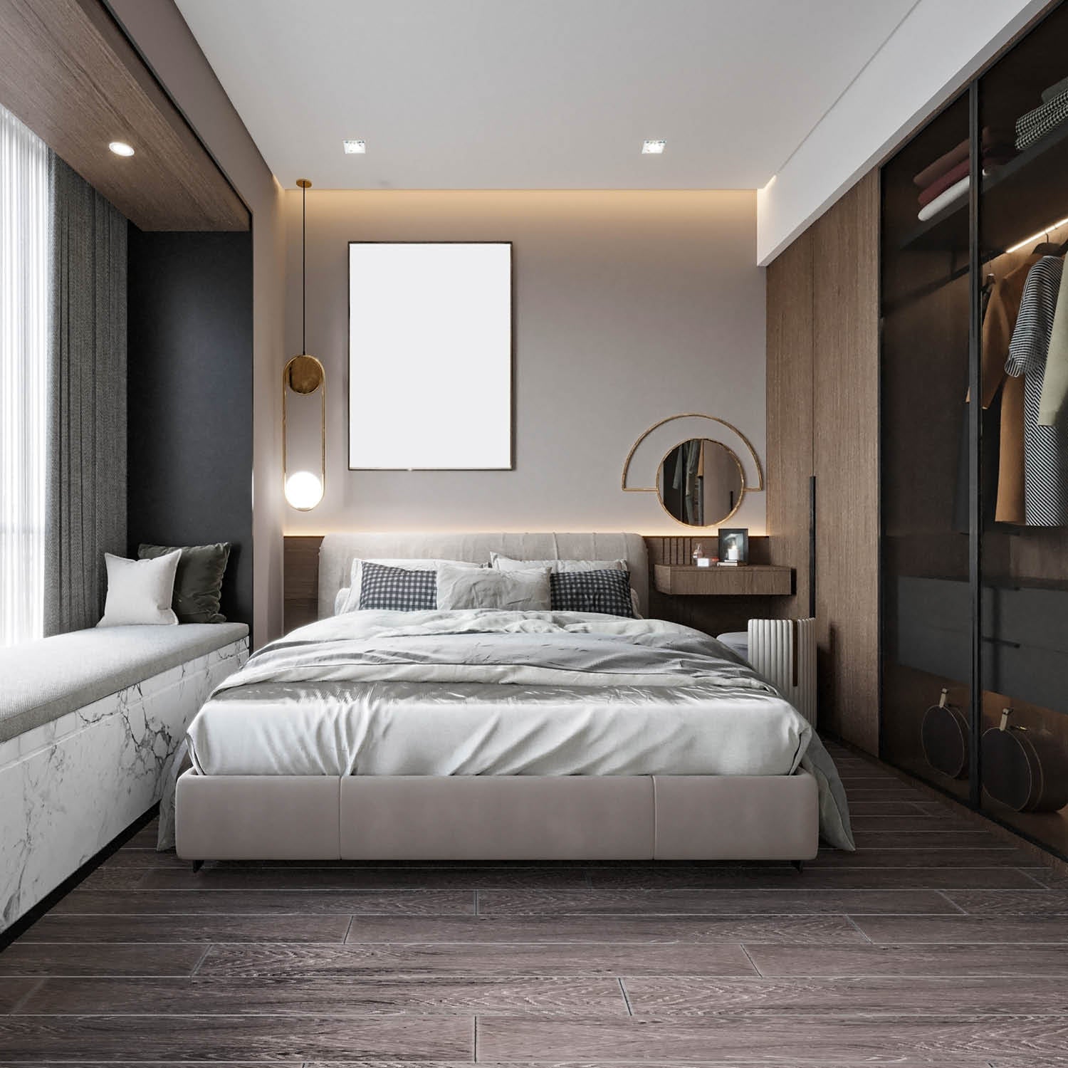 Zestaw 6x oprawa halogenowa przeźroczysta LUMO8N + LED GU10 5W premium zimnobiała - LAITICA