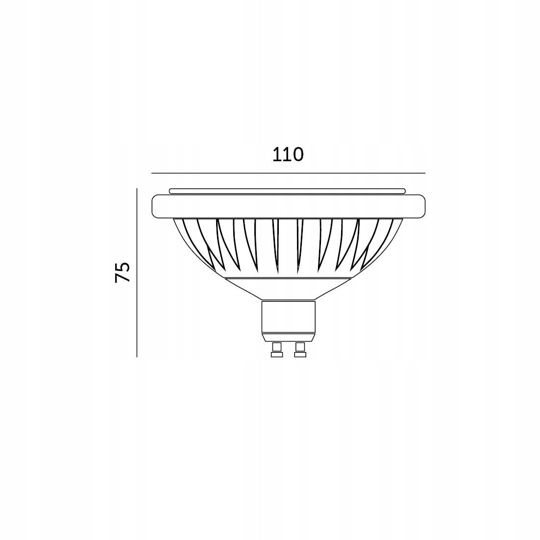 Zestaw 6x Żarówka LED ES111 15W 4000K GU10 1200lm - LAITICA