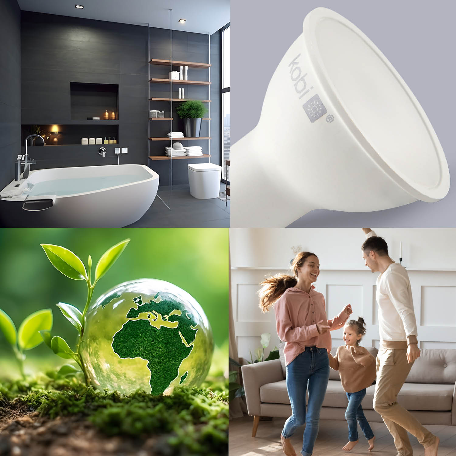 Zestaw 6x żarówka LED GU10 5W barwa zimnobiała 400lm - LAITICA
