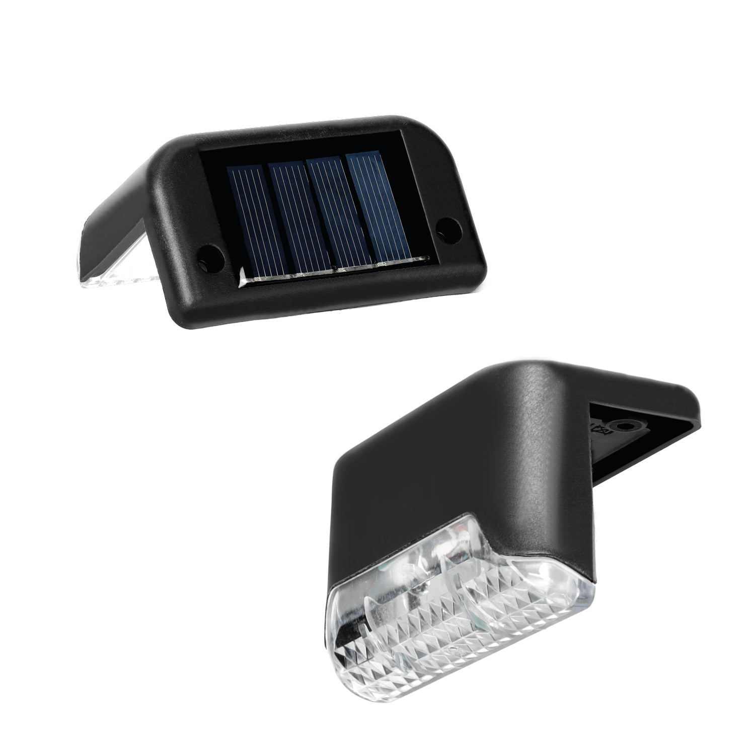 Zestaw 8x lampa solarna LEO 0,06W oświetlenie ogrodowe CZARNA barwa ciepła - LAITICA