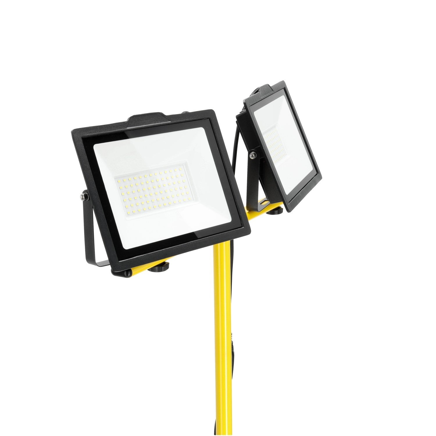Zestaw halogen LED 2x100W + statyw 170cm 6000K naświetlacz IP65 - LAITICA