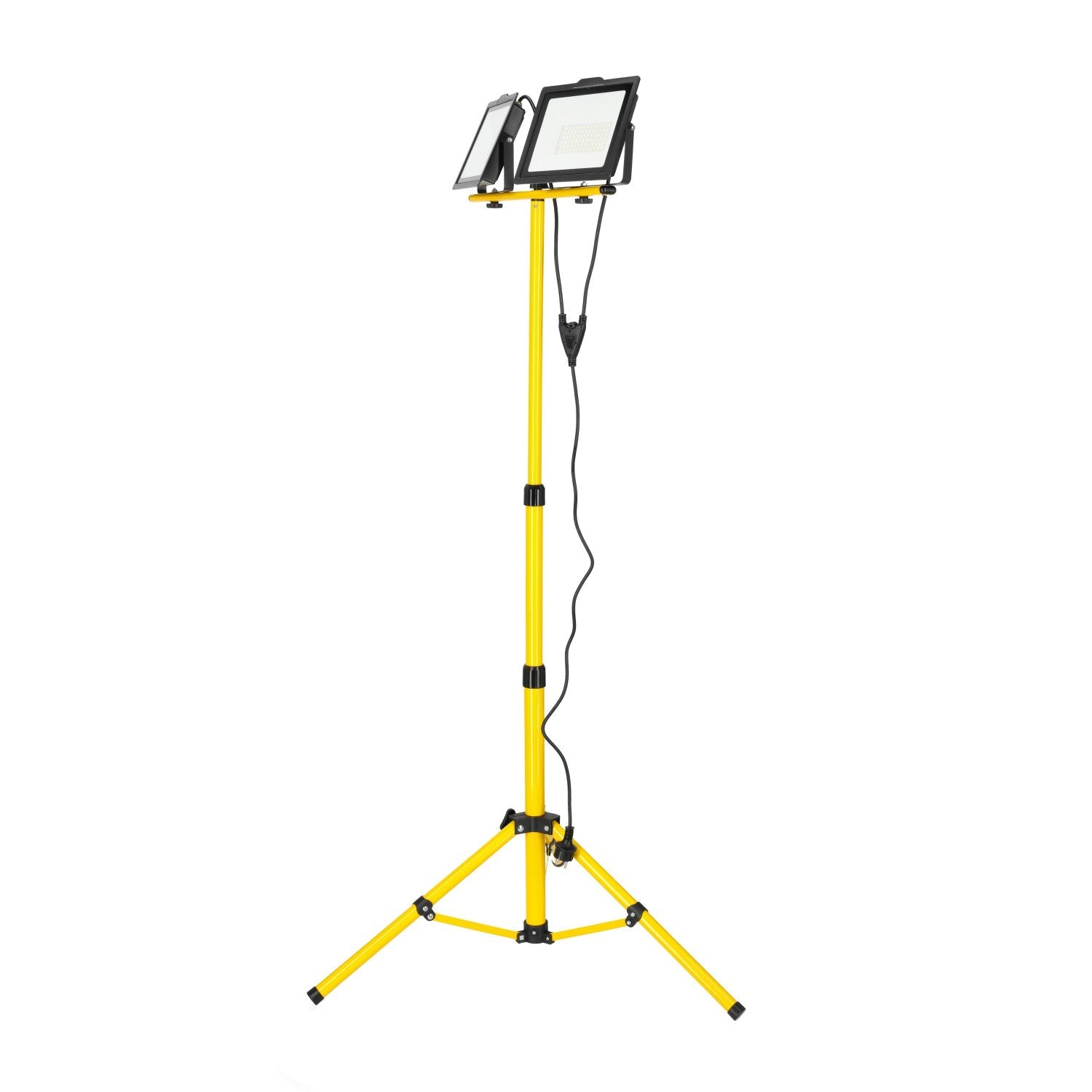 Zestaw halogen LED 2x100W + statyw 170cm 6000K naświetlacz IP65 - LAITICA