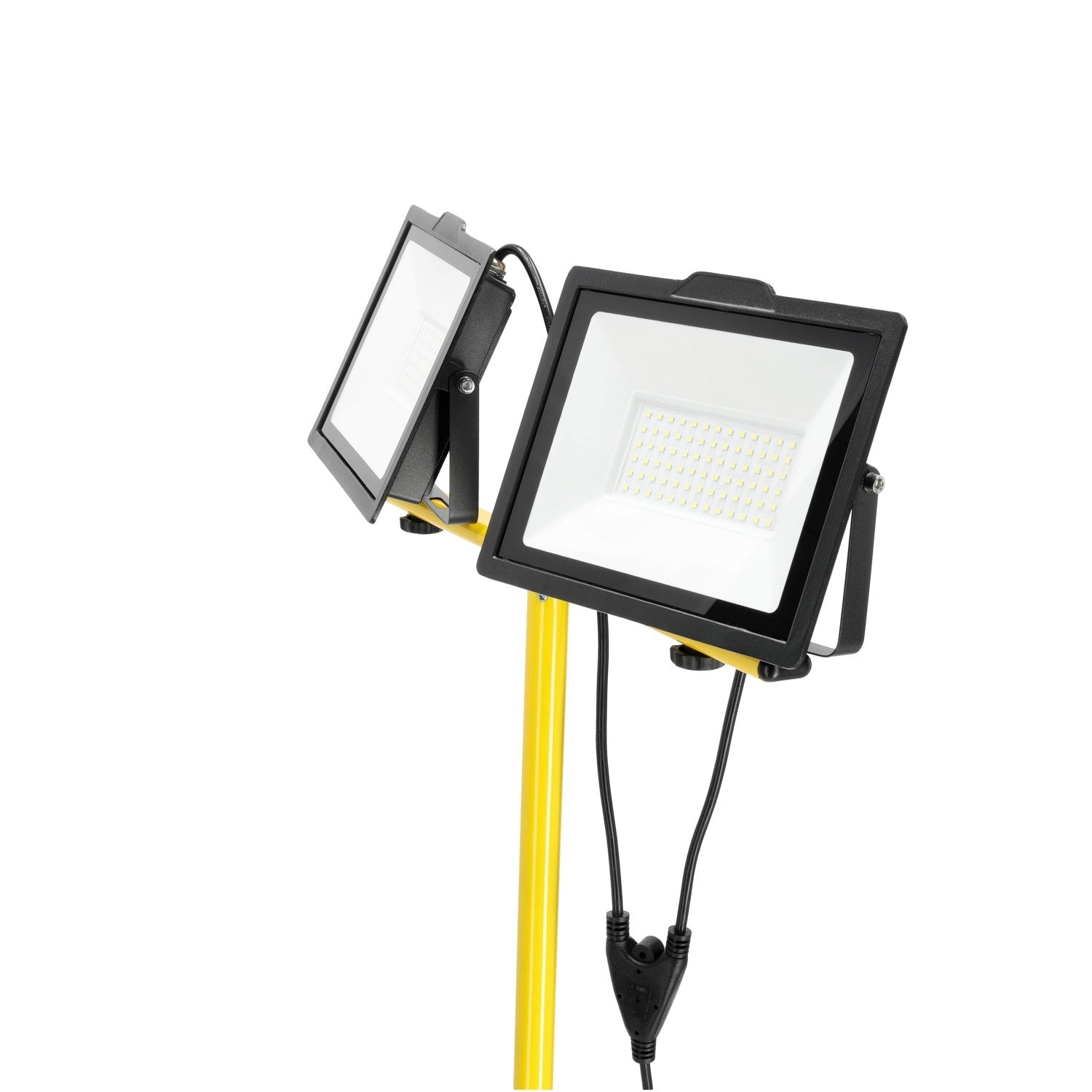 Zestaw halogen LED 2x100W + statyw 170cm 6000K naświetlacz IP65 - LAITICA