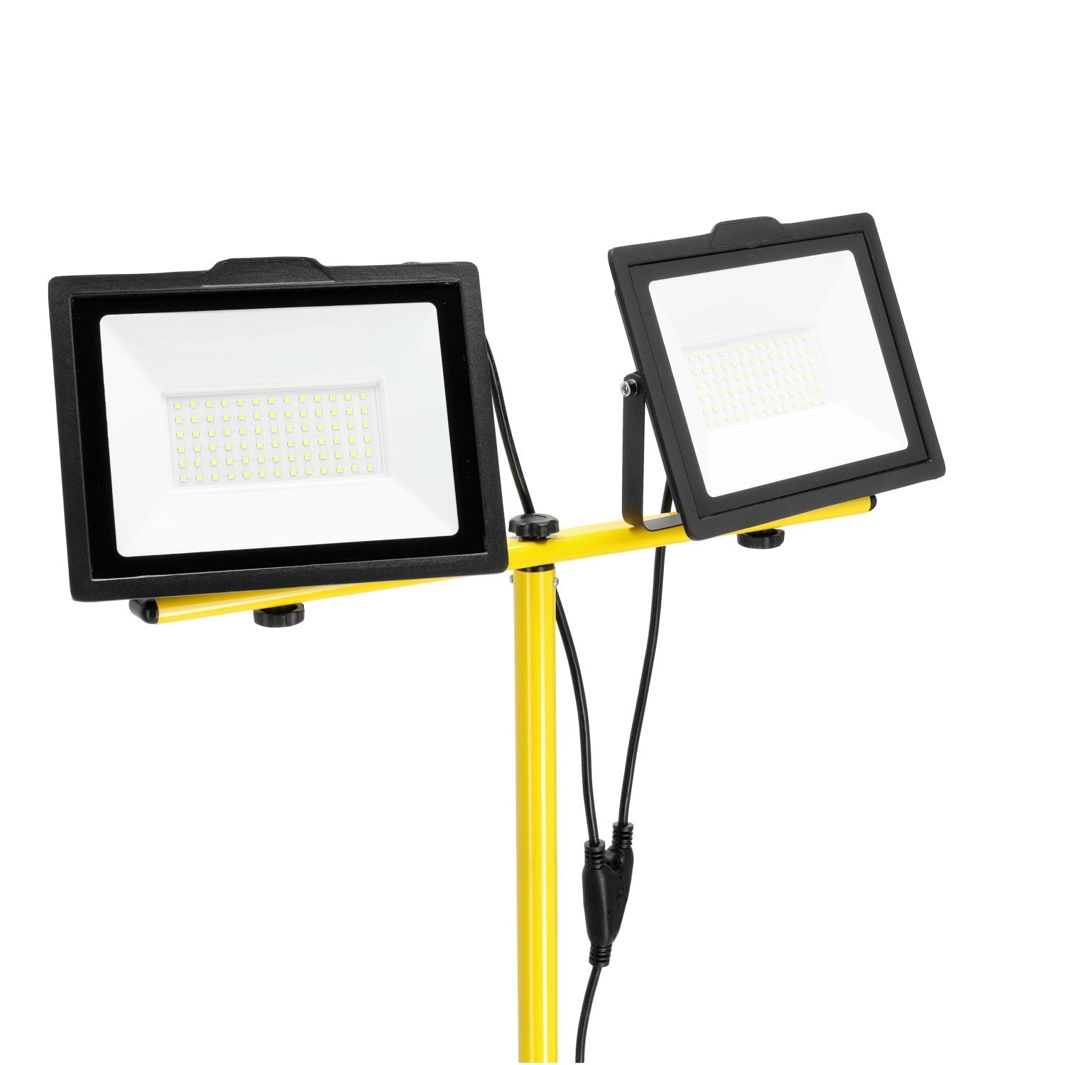 Zestaw halogen LED 2x100W + statyw 170cm 6000K naświetlacz IP65 - LAITICA