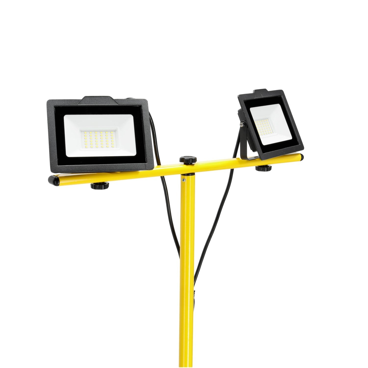 Zestaw halogen LED 2x50W + statyw 170cm 6000K naświetlacz - LAITICA