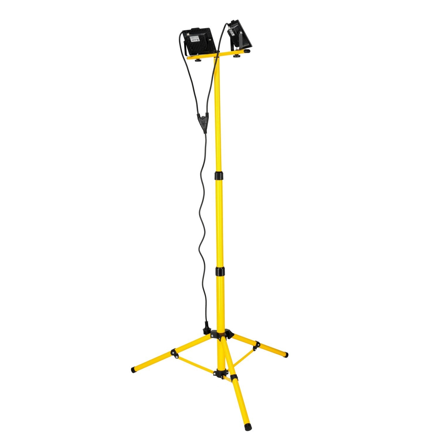 Zestaw halogen LED 2x50W + statyw 170cm 6000K naświetlacz - LAITICA
