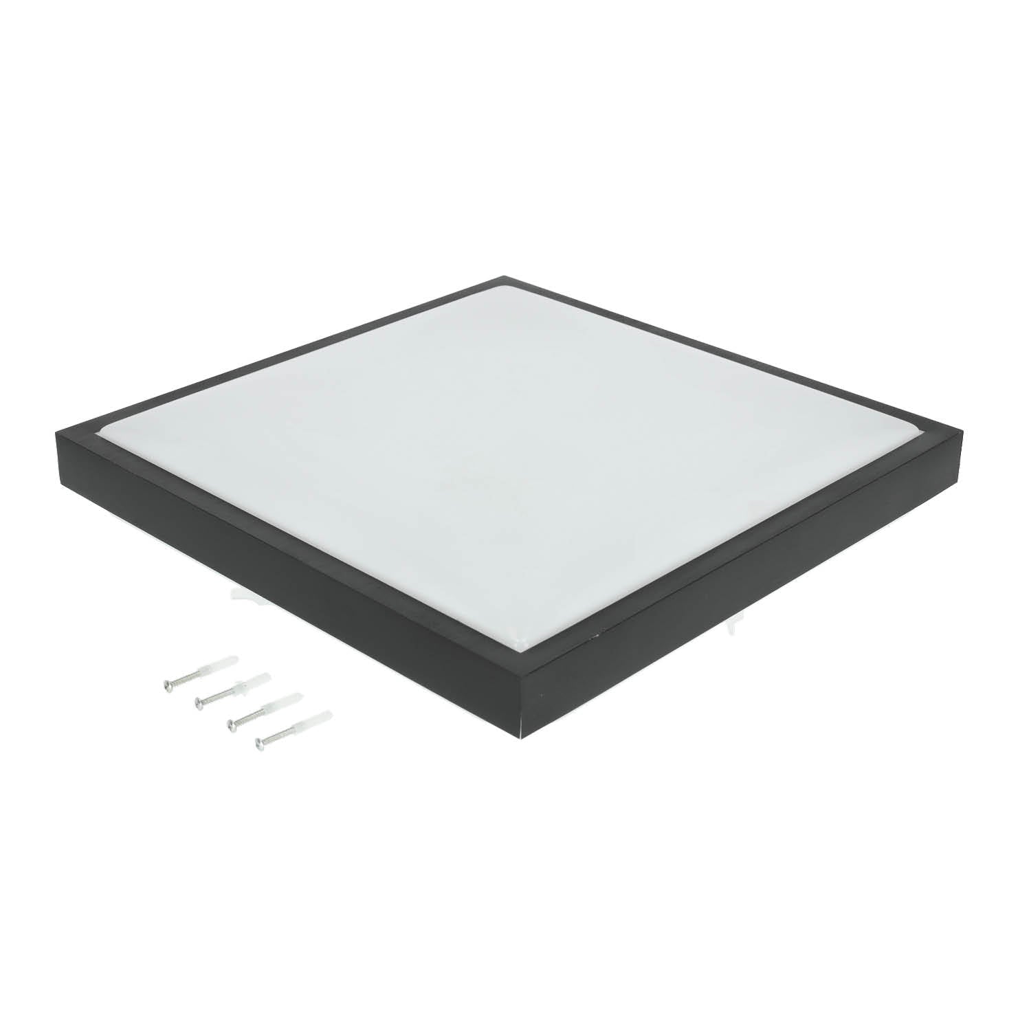 Zestaw oprawa oświetleniowa IMPERA B czarna + 2x żarówka ledowa LED 7W E27 6500K - LAITICA