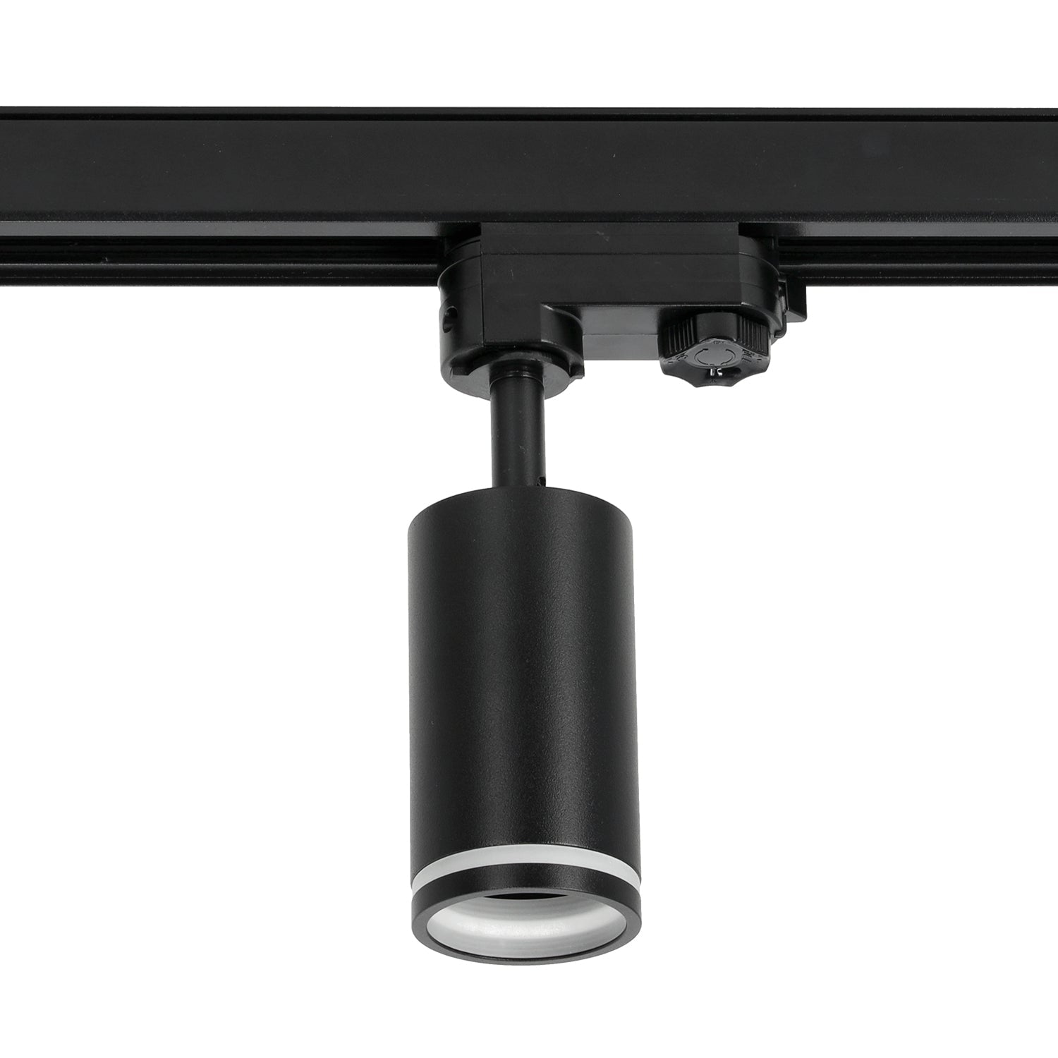 Zestaw Szynowy 3 FAZOWY 6x Lampa na GU10 + Szyna 2m Komplet CZARNY - LAITICA