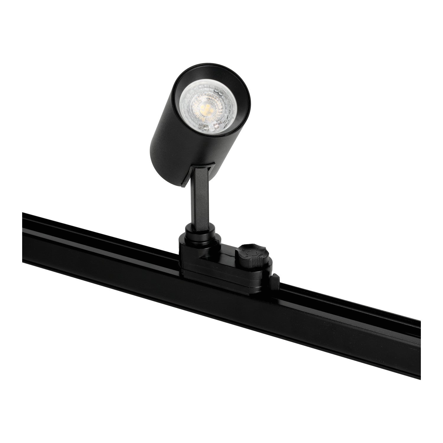 Zestaw szynowy 3 fazowy CZARNY 4x szyna 1m+2m, Łącznik T L+P, 12x reflektor - LAITICA