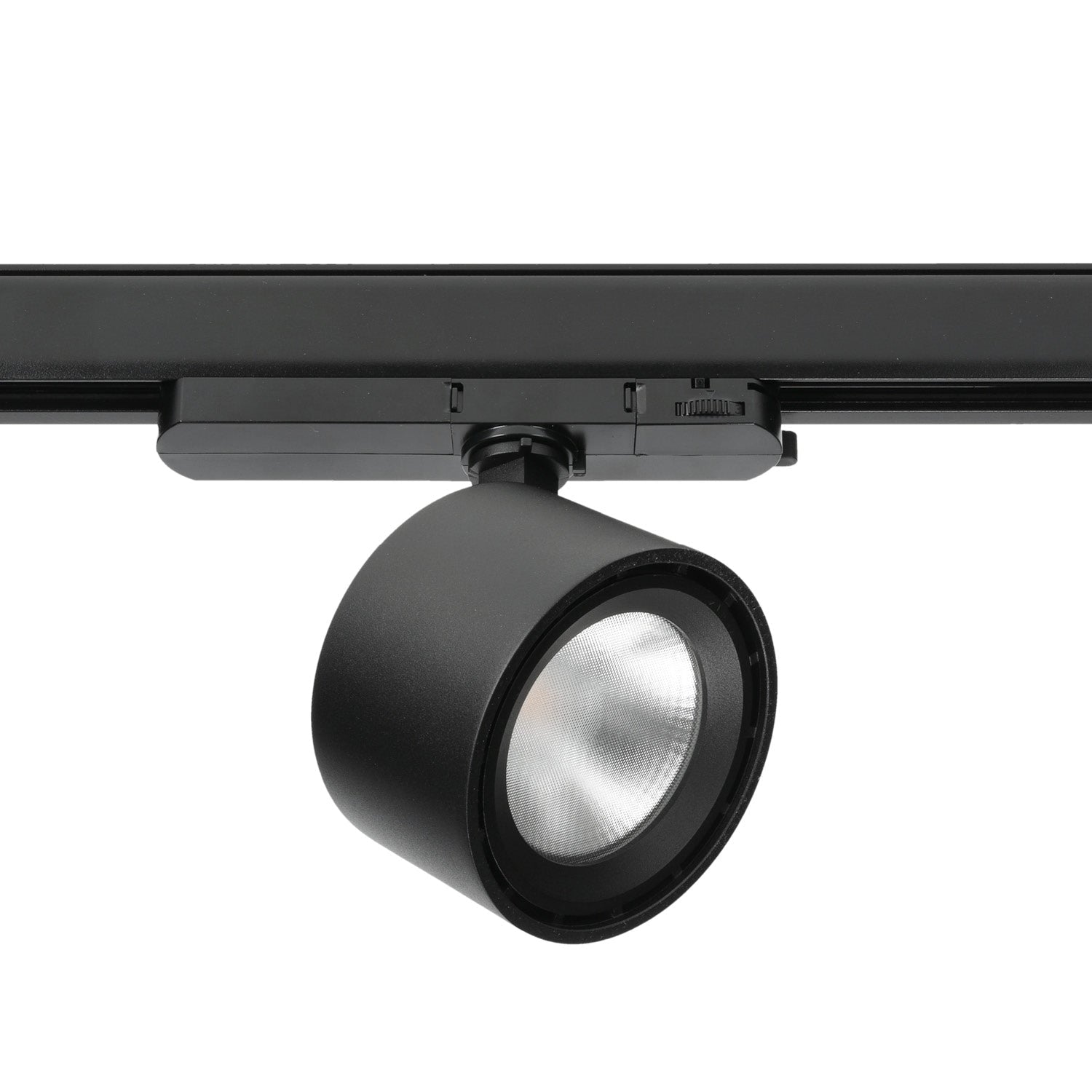 Zestaw szynowy 3 fazowy szyna 2m, 2x LED 20W CZARNY kompletny zestaw - LAITICA