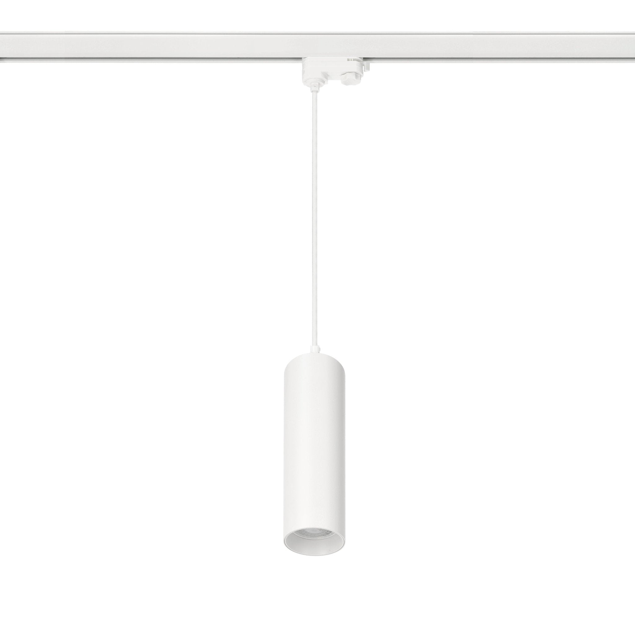 Zestaw szynowy 3 fazowy szyna 2m, 3x Lampa wisząca BIAŁY kompletny zestaw - LAITICA