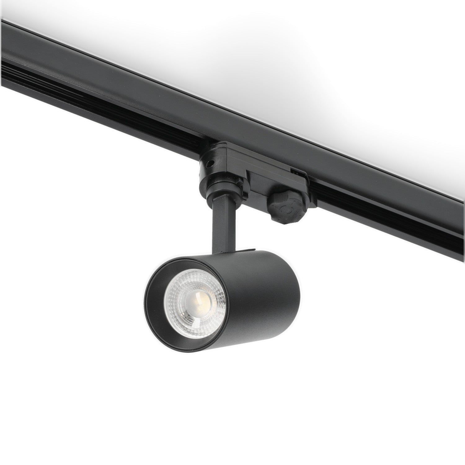 Zestaw szynowy 3 fazowy szyna 2m, 4x Lampa CZARNY kompletny zestaw - LAITICA