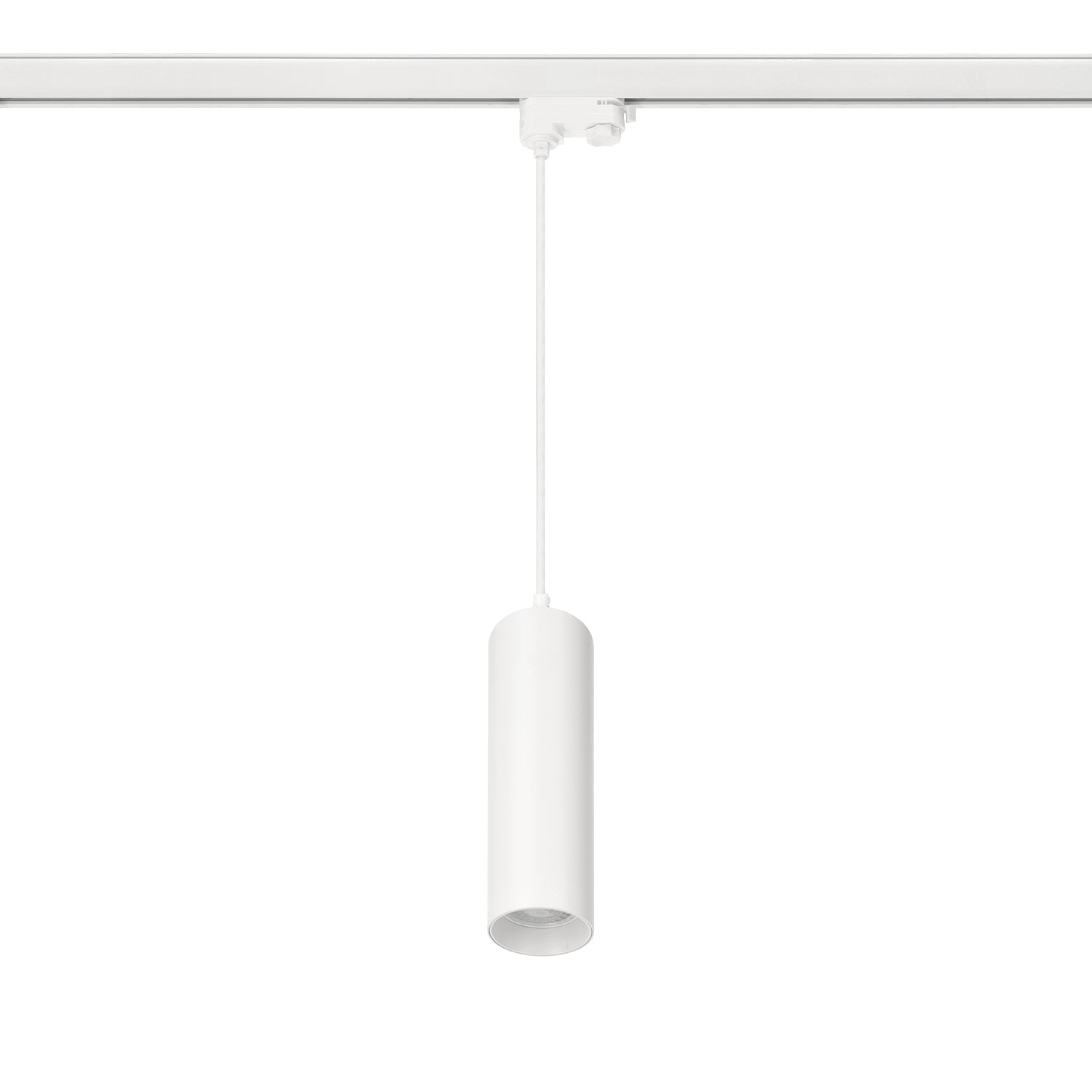 Zestaw szynowy 3 fazowy szyna czarna 2m+1m, 8x Lampa BIAŁA+CZARNA, łącznik L - LAITICA