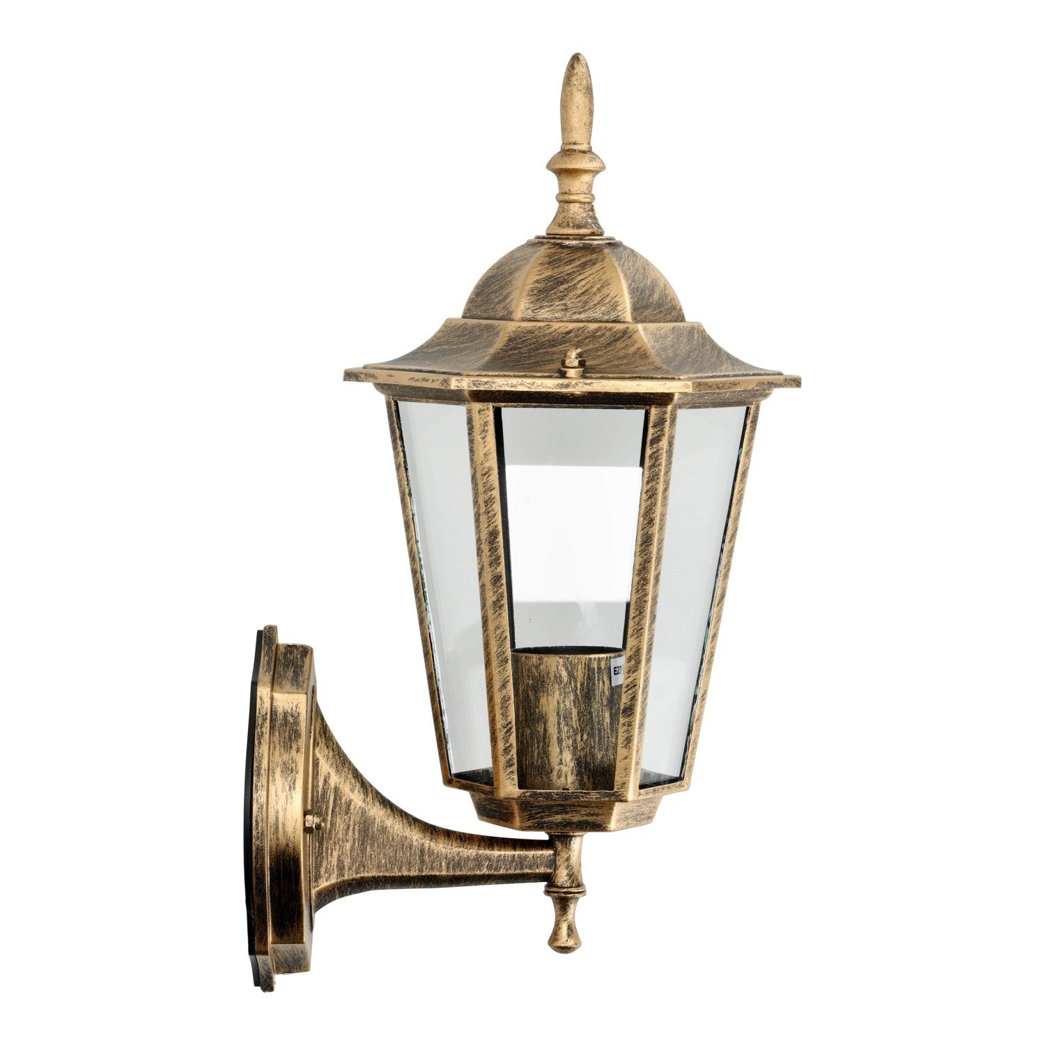 ZŁOTA lampa elewacyjna KINKIET ogrodowy E27 zewnętrzna WODOODPORN - LAITICA