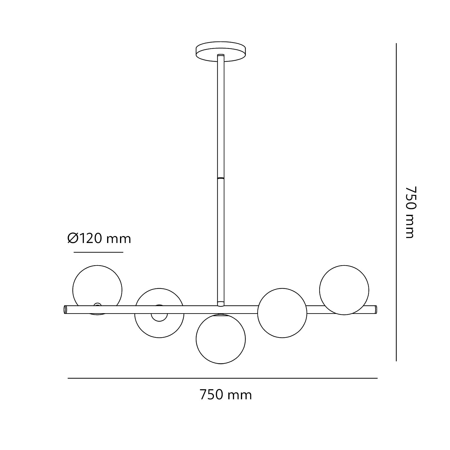 Żyrandol Złoty z Białymi SZKLANYMI KLOSZAMI 5xG9 Elegancka Lampa Wisząca - LAITICA
