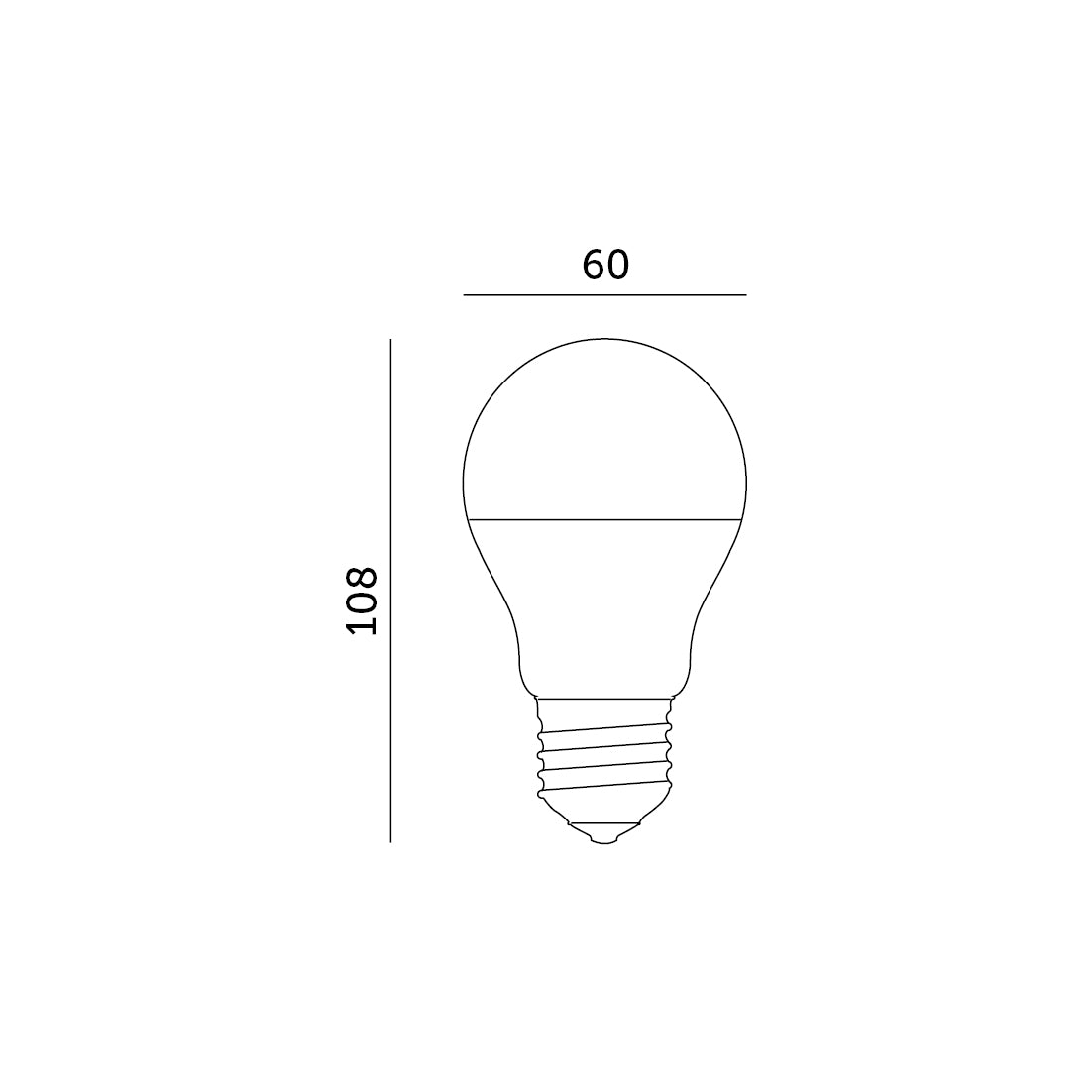 Żarówka LED 9W E27 PREMIUM barwa zimnobiała 6500K czujnik ruchu i natężenia światła wymiary 