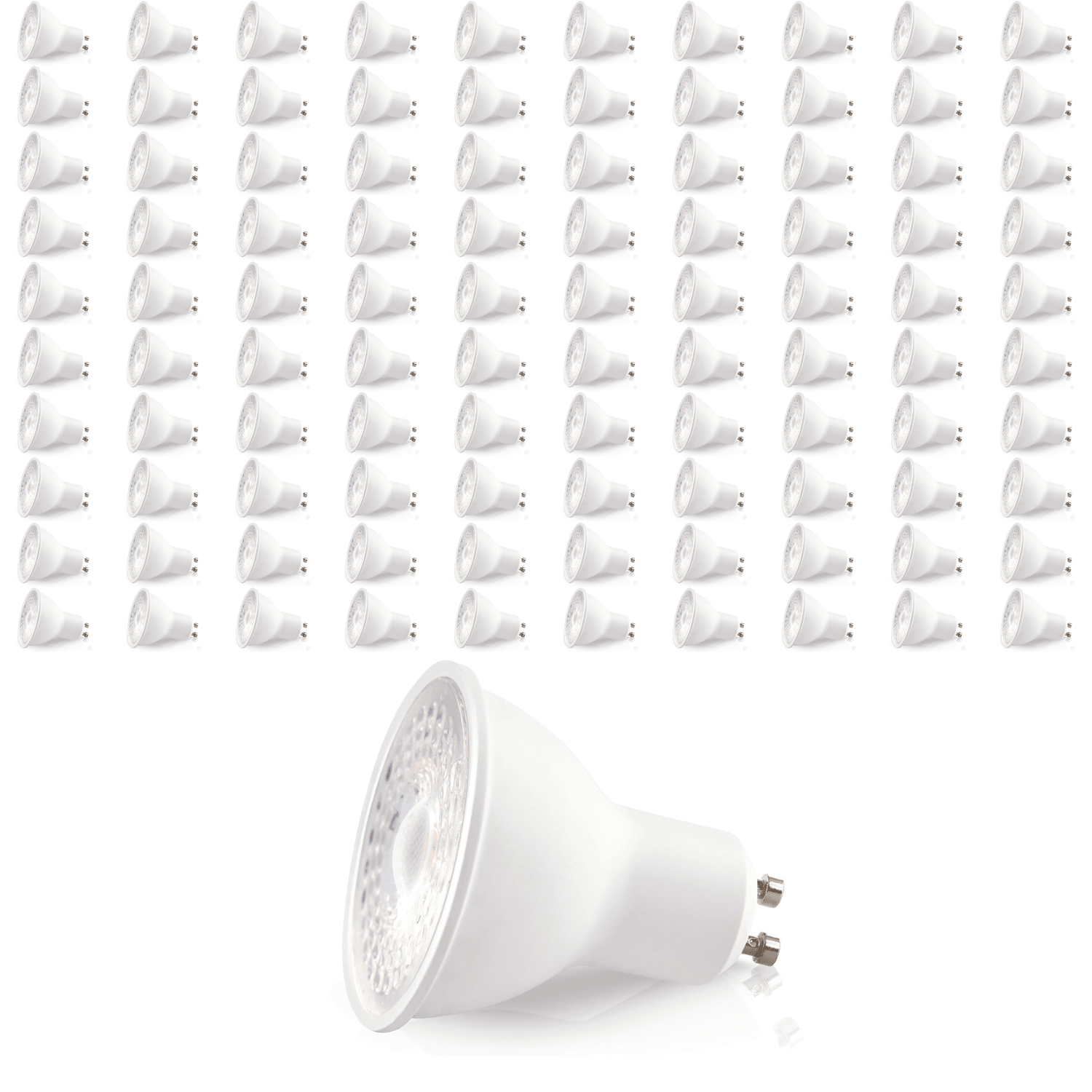 100x Żarówka PREMIUM LED GU10 5W Barwa Neutralna 4000K LLS dioda SAMSUNG - LAITICA