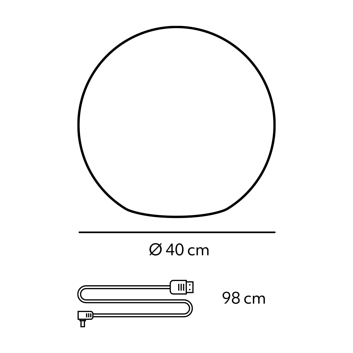 Solarna Lampa Ogrodowa ŚWIECĄCA KULA RGB + 3000K 40cm WODOODPORNA z pilotem