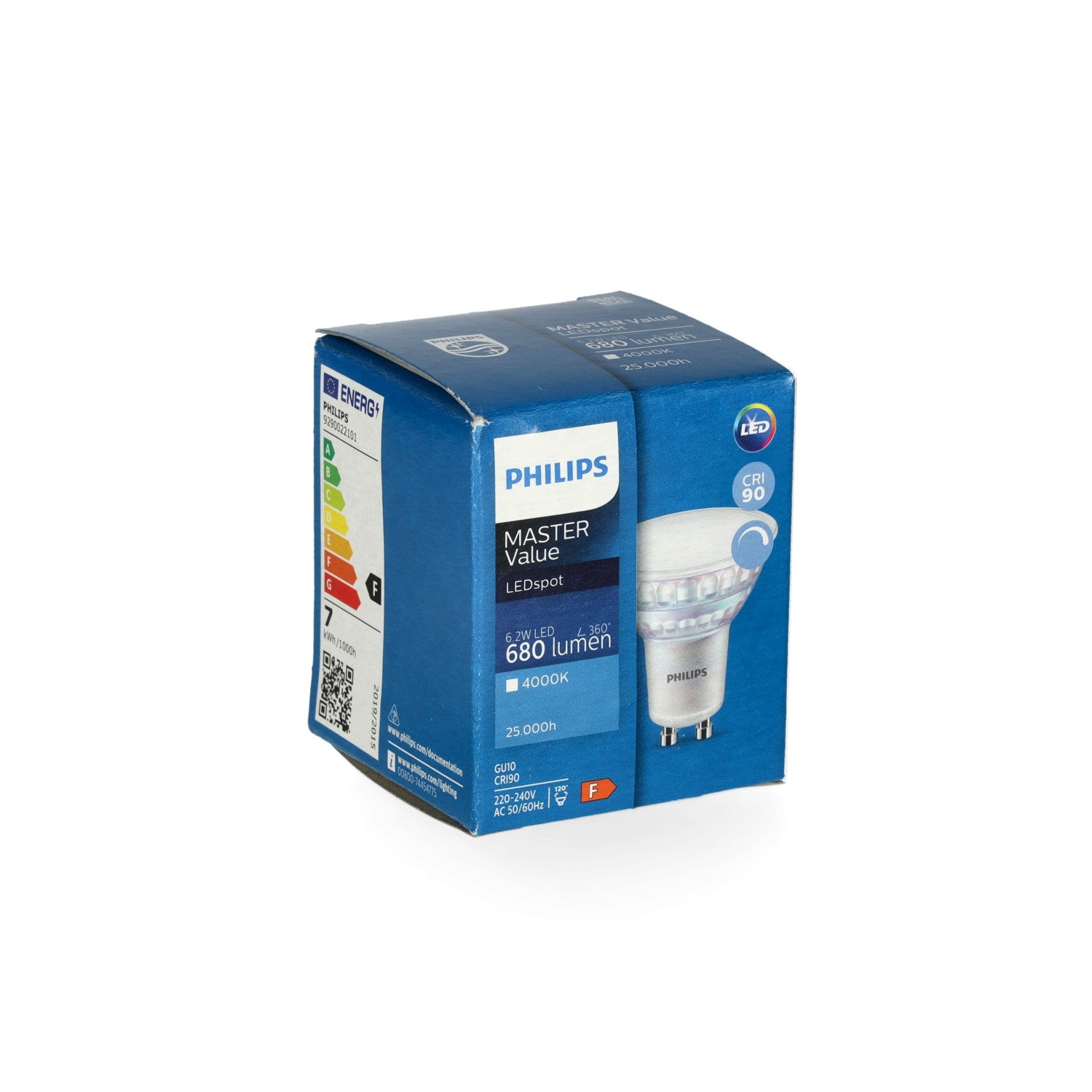 Żarówka LED PHILIPS GU10 barwa neutralna 4000K 6,2W ściemnialna 680lm