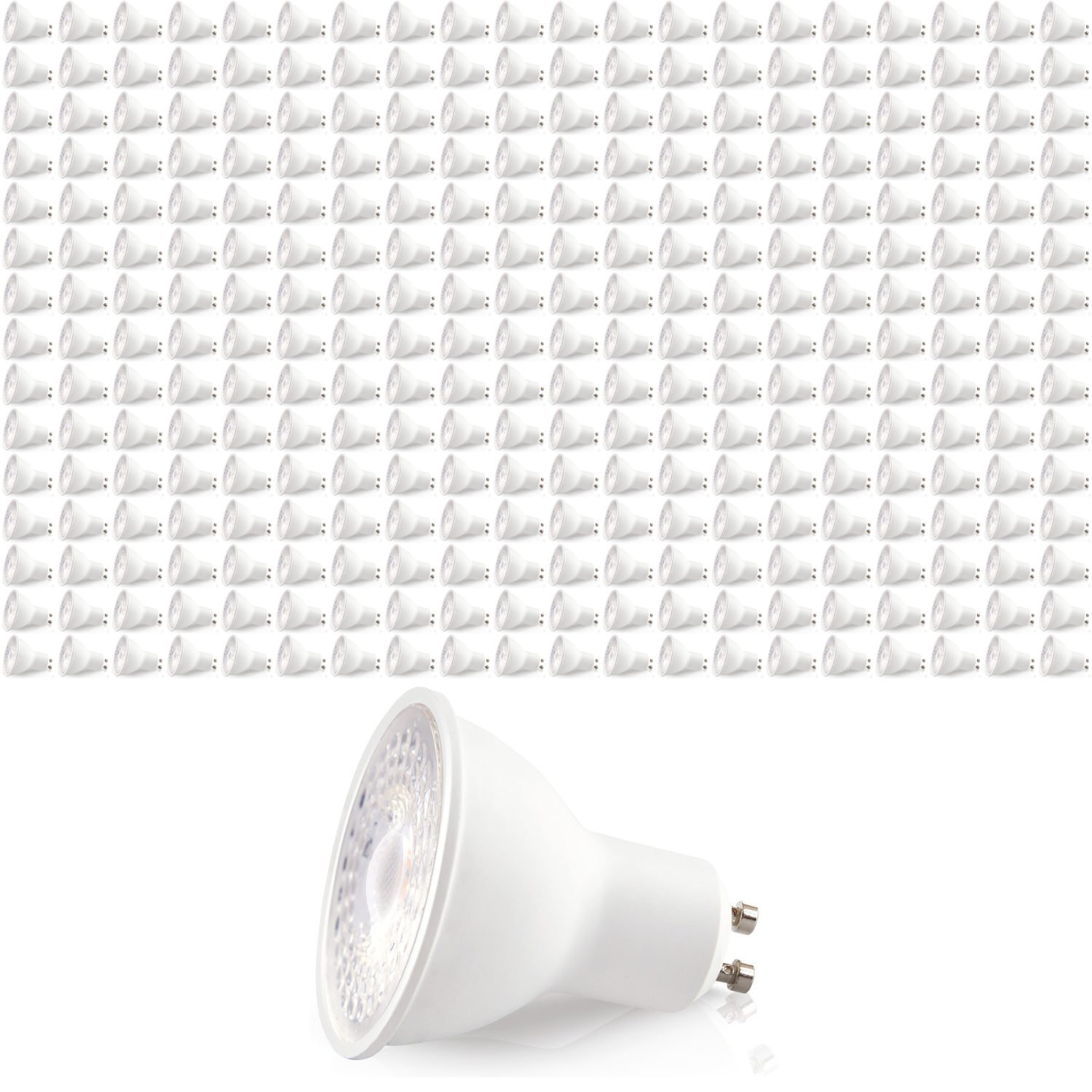 300x Żarówka PREMIUM LED GU10 5W Barwa Neutralna 4000K LLS dioda SAMSUNG