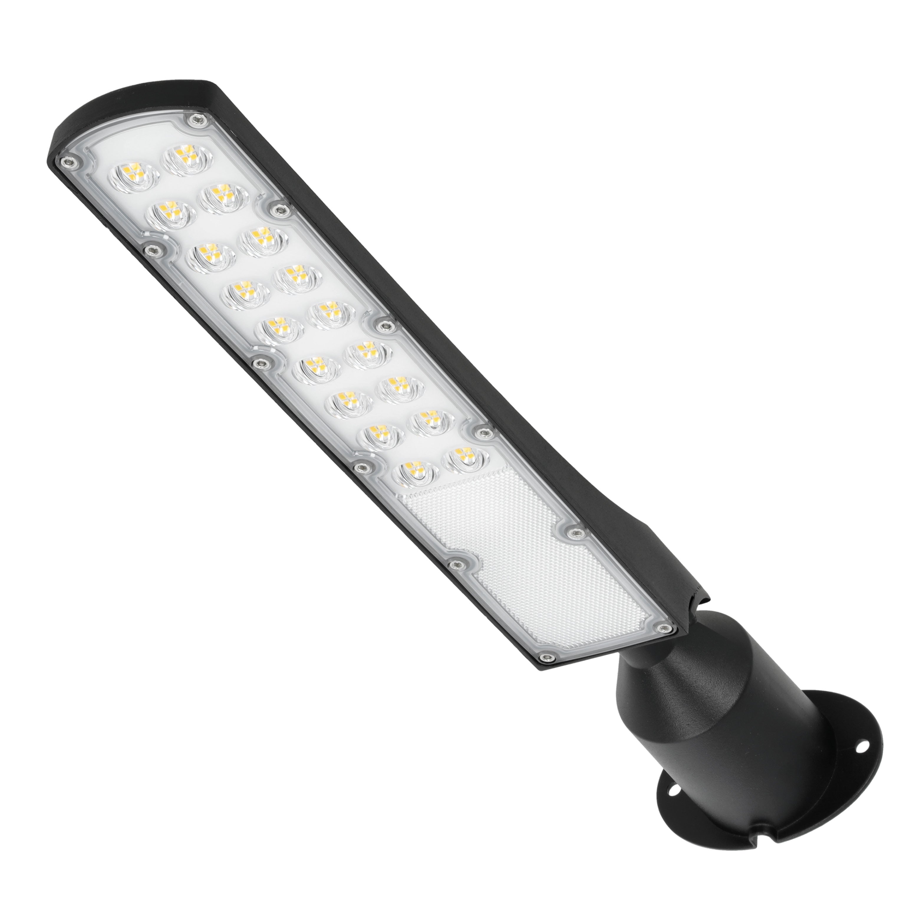 Lampa Uliczna LED 50W Czujnik Zmierzchu Wodoodporna Barwa Neutralna Drogowa