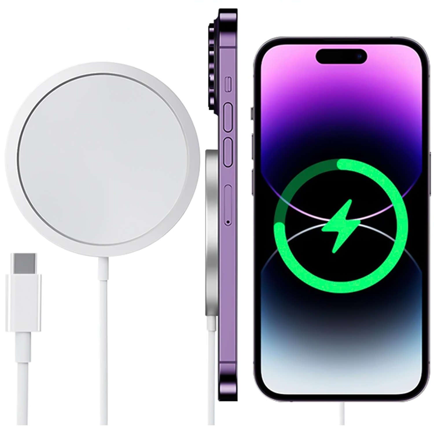 Ładowarka Indukcyjna do iPhone Bezprzewodowa MagSafe 20W magnetyczna Alogy