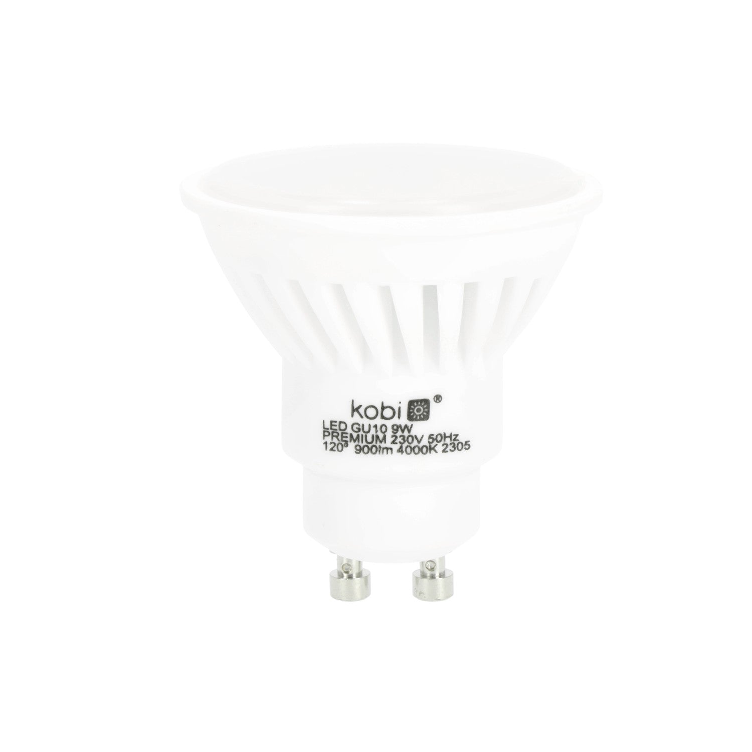 Żarówka ledowa LED GU10 9W barwa neutralna 4000K ceramiczny korpus