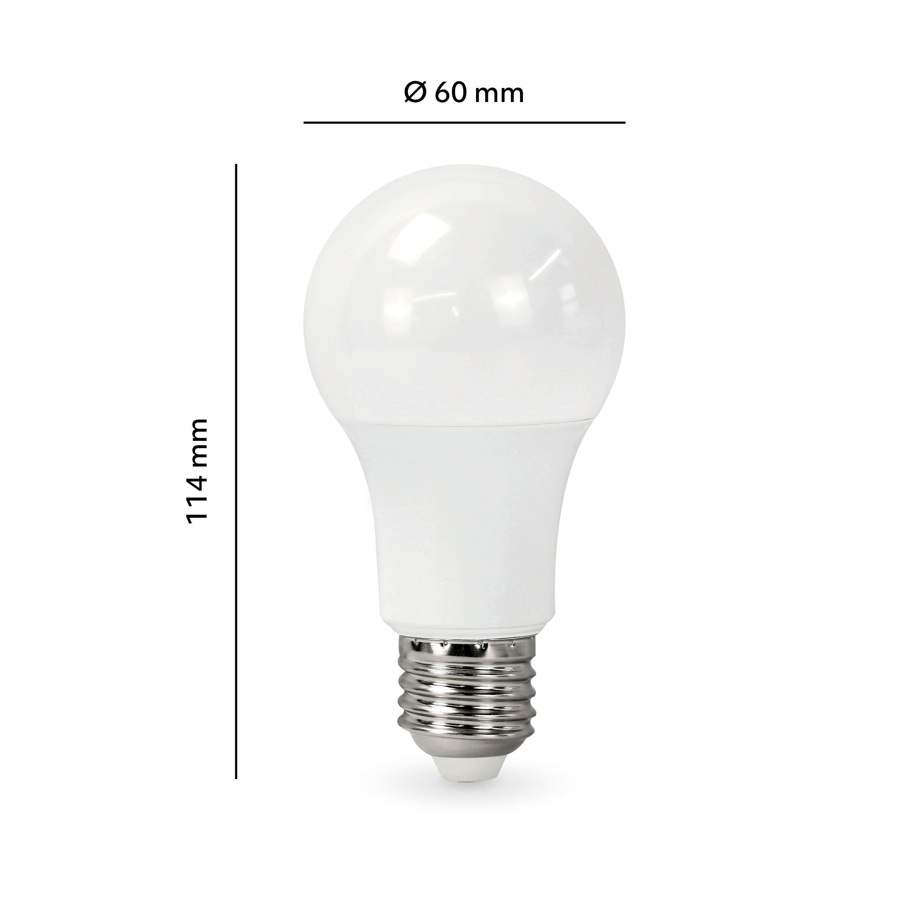 Żarówka LED GS E27 Kulka 10,5W 6500K Barwa Zimna biała 1055lm 200 stopni