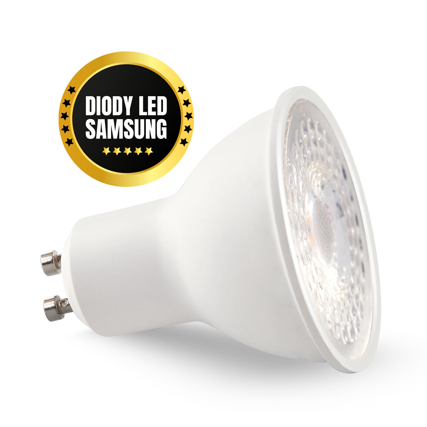 Zestaw 10x Żarówka LED GU10 3W PREMIUM Barwa ZIMNA BIAŁA Dioda SAMSUNG