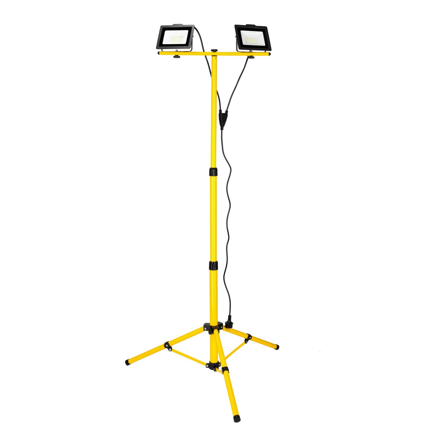 Zestaw halogen LED 2x50W + statyw 170cm 6000K naświetlacz