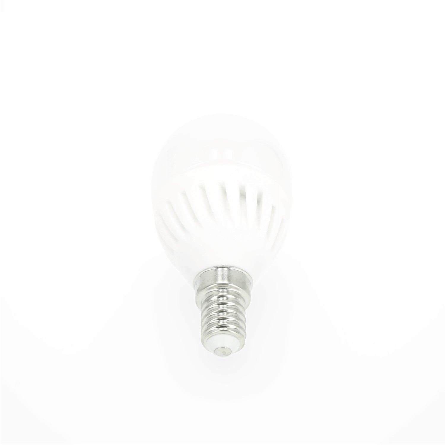 Żarówka LED 9W E14 barwa neutralna 4000K KULKA ceramiczny korpus