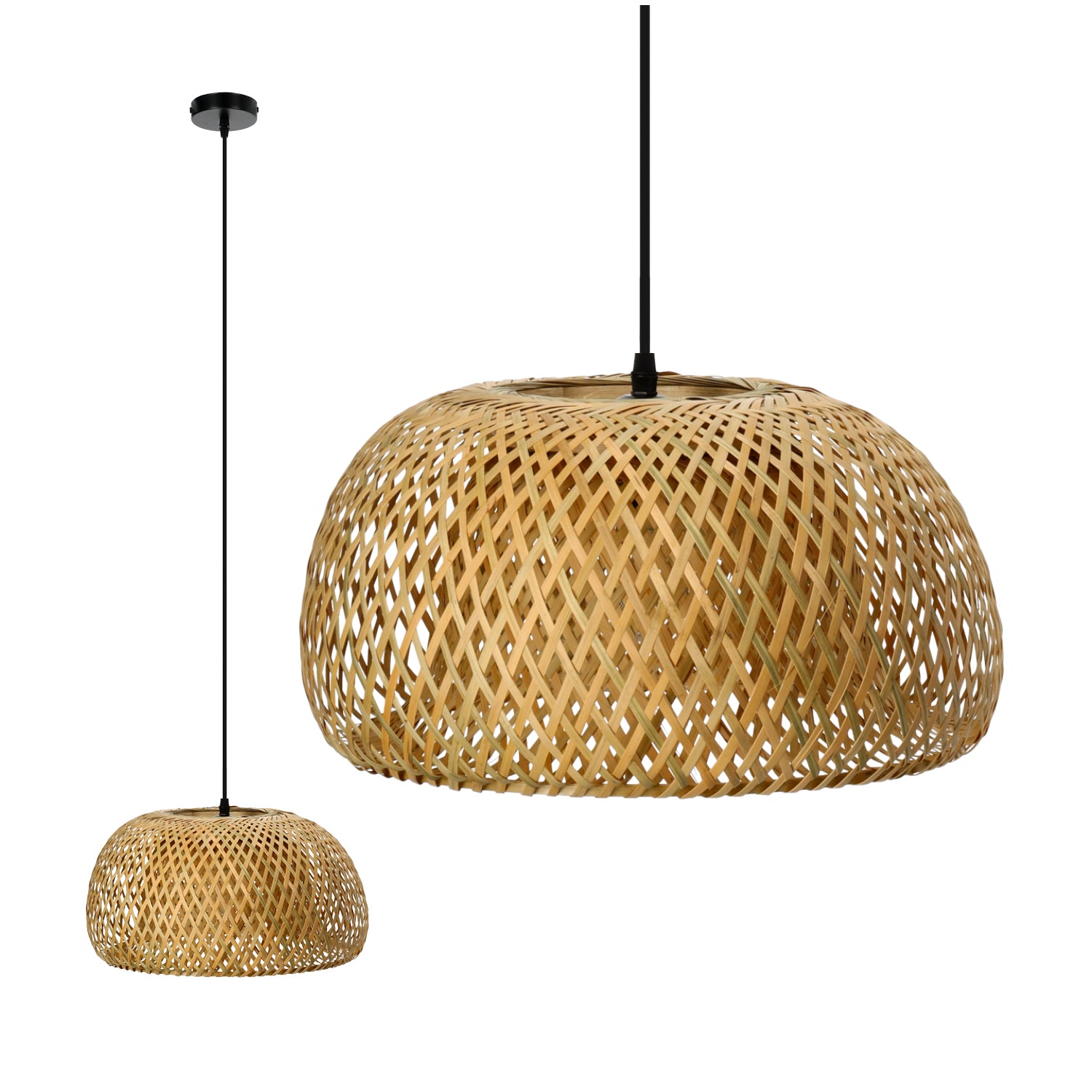 Lampa wisząca BAKU M styl boho sufitowa duża