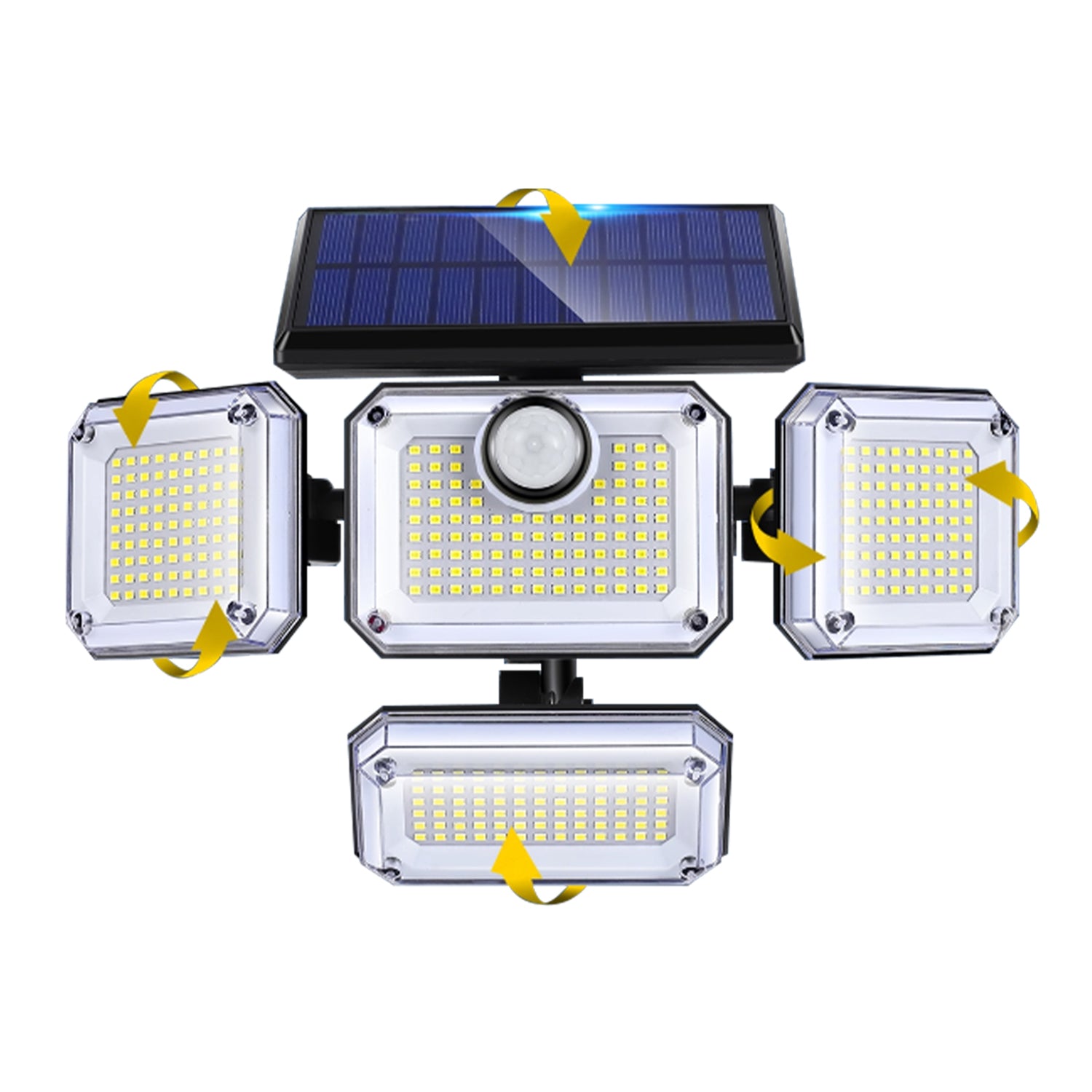 Lampa Solarna Ledowa z CZUJNIKIEM RUCHU 6500K 3 tryby NAŚWIETLACZ + pilot