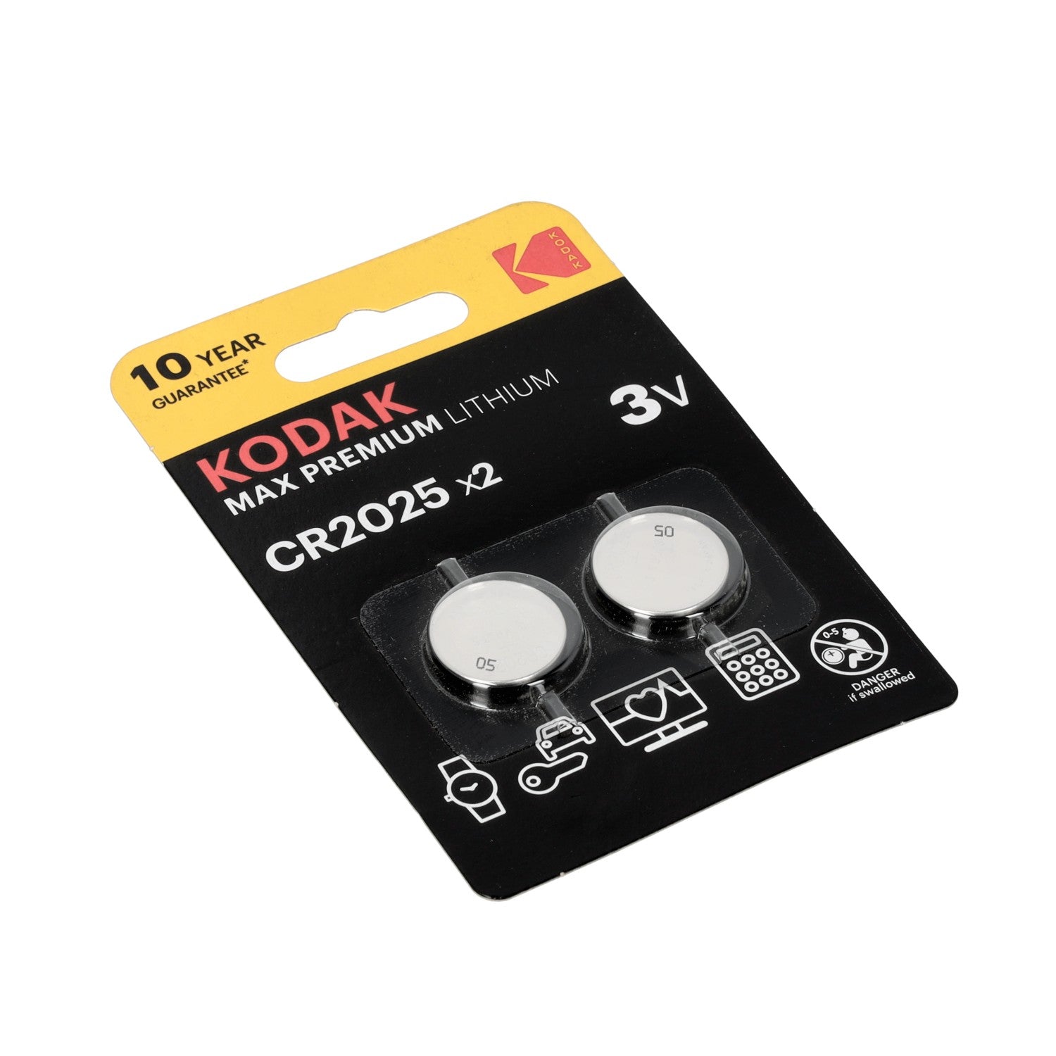 Bateria KODAK MAX PREMIUM CR2025 3V litowa BLISTER 2 sztuki