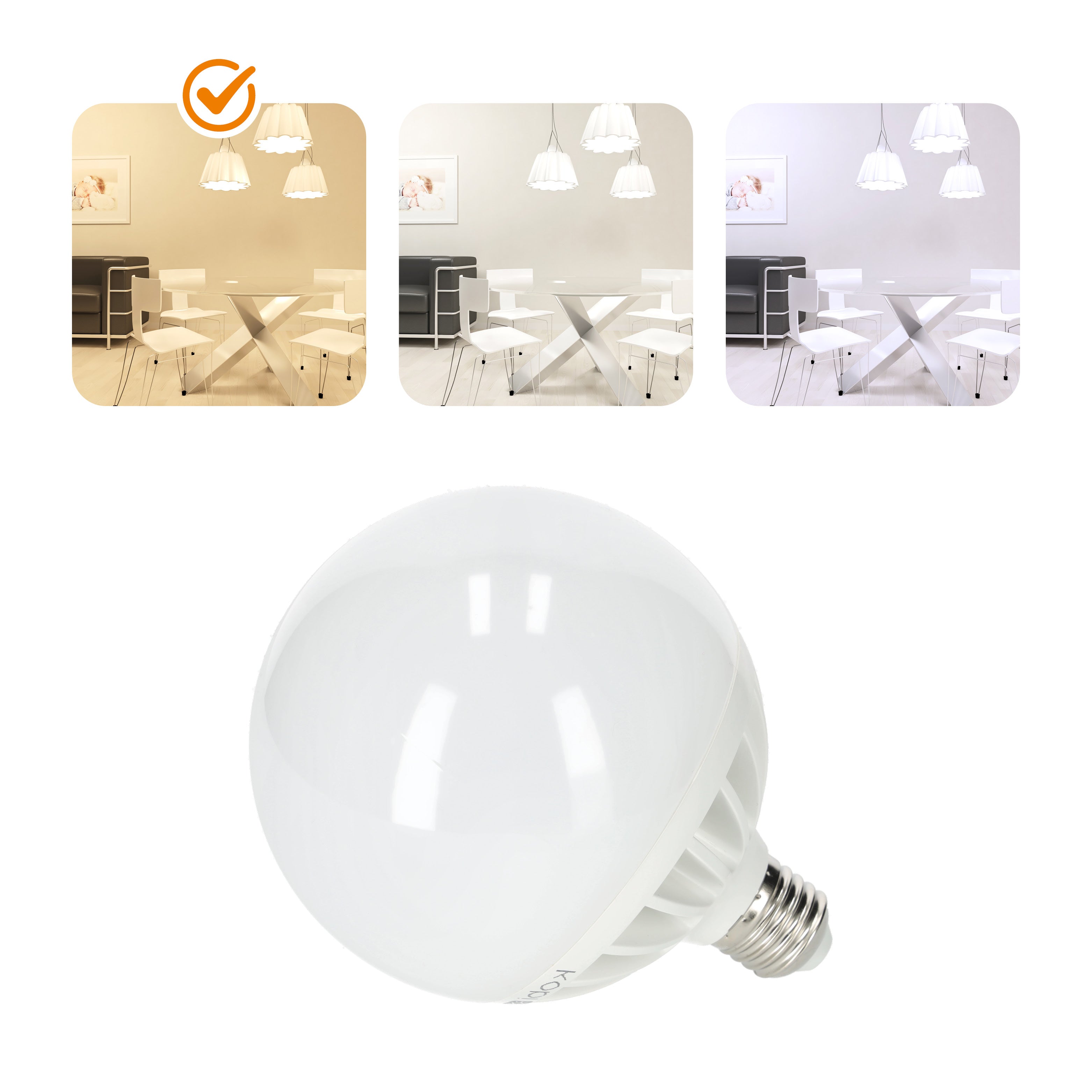 Żarówka LED 24W E27 barwa ciepła 3000K 2600lm 