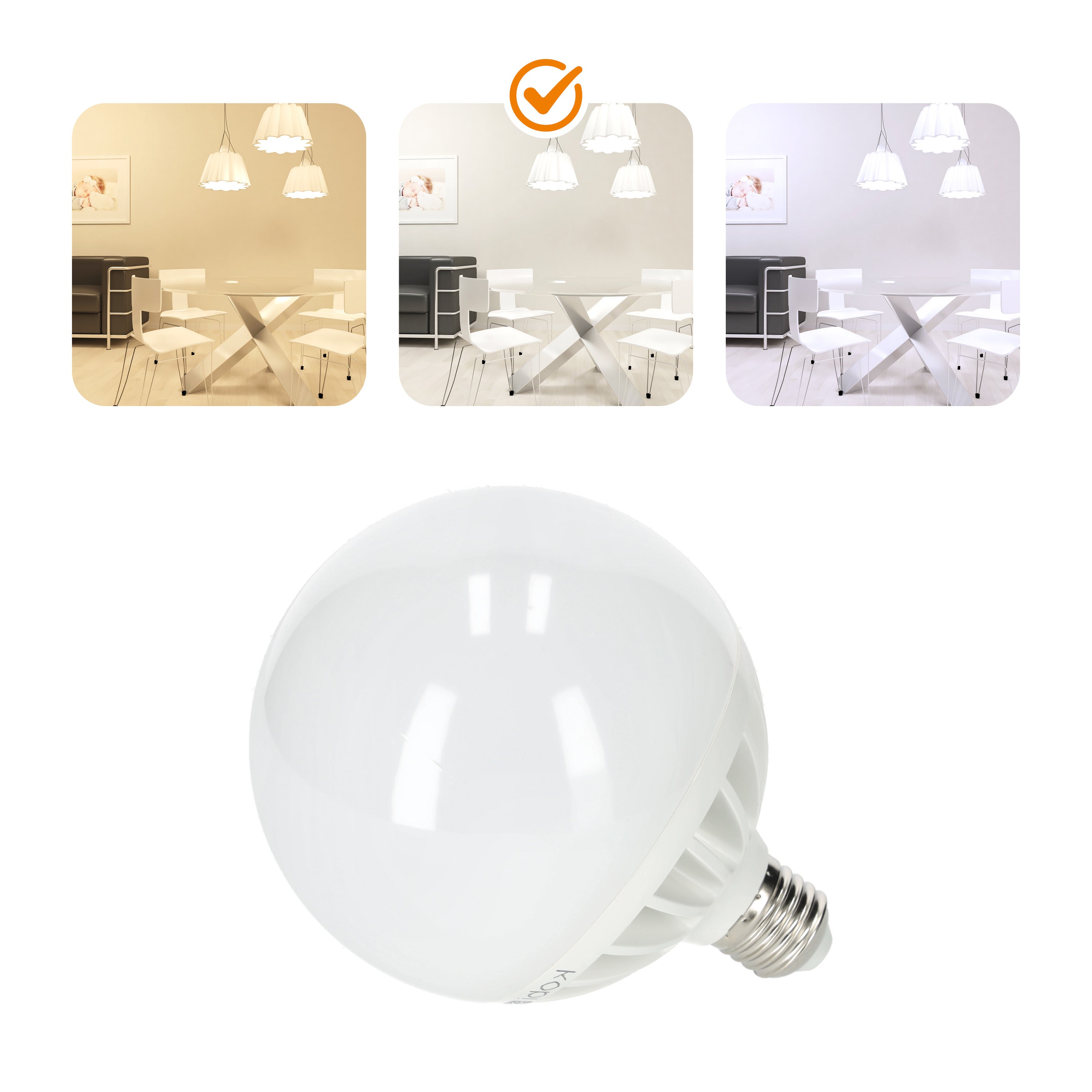 Żarówka LED 24W E27 barwa neutralna biała 4000K 2600lm