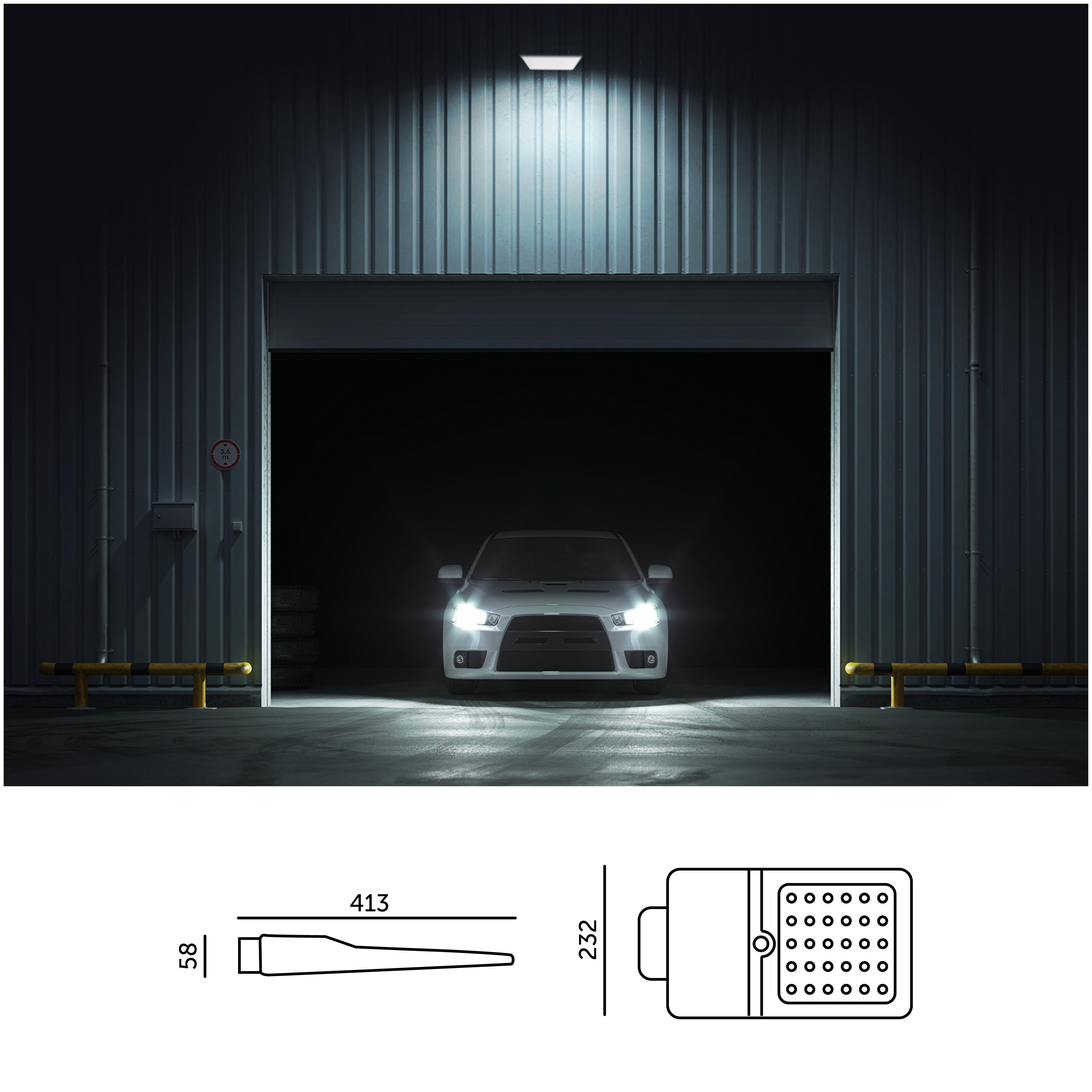 Oprawa solarna LED SOLARE 15W barwa neutralna biała