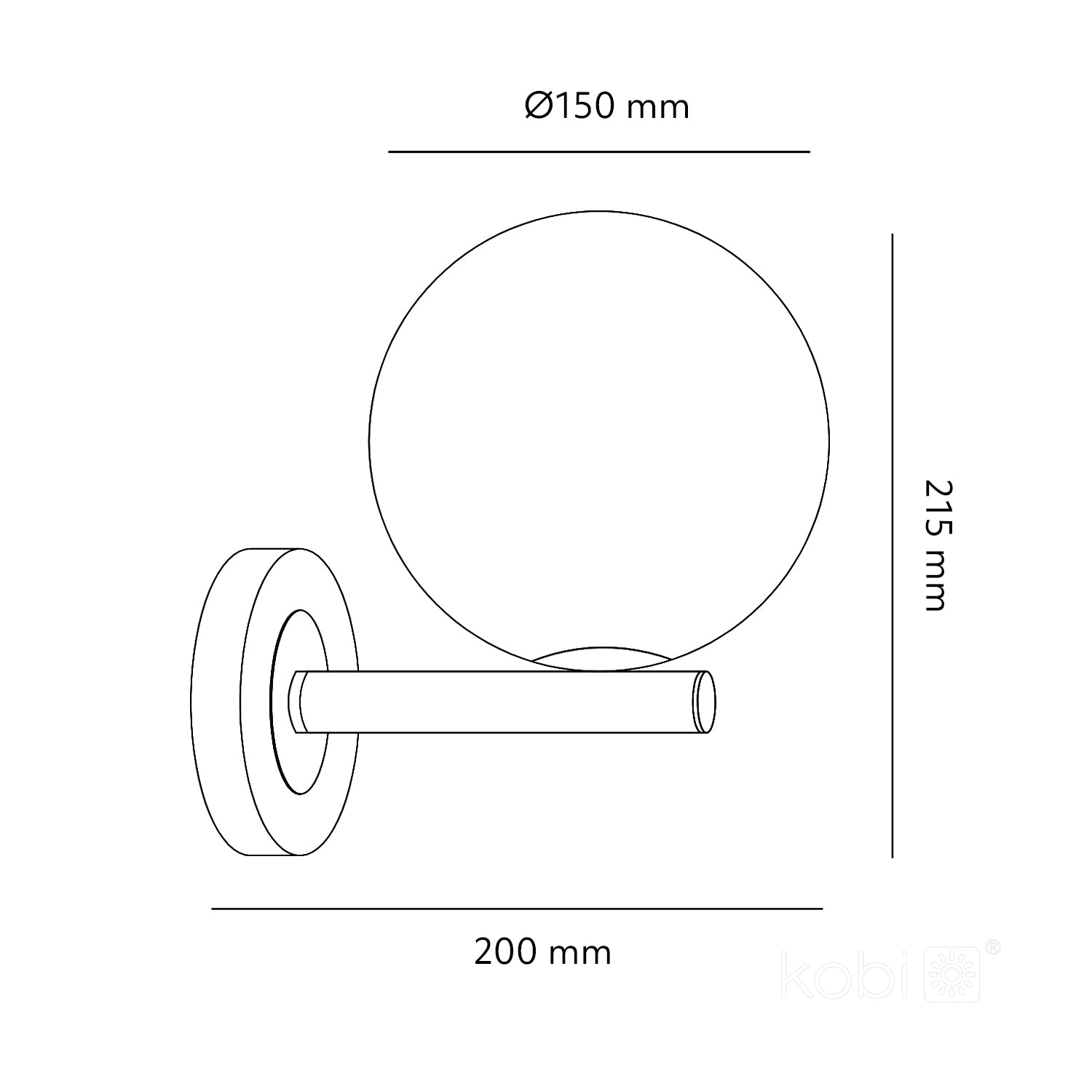 Kinkiet Lampa Ścienna Nowoczesna ze szklanym kloszem 1xG9 Chrom