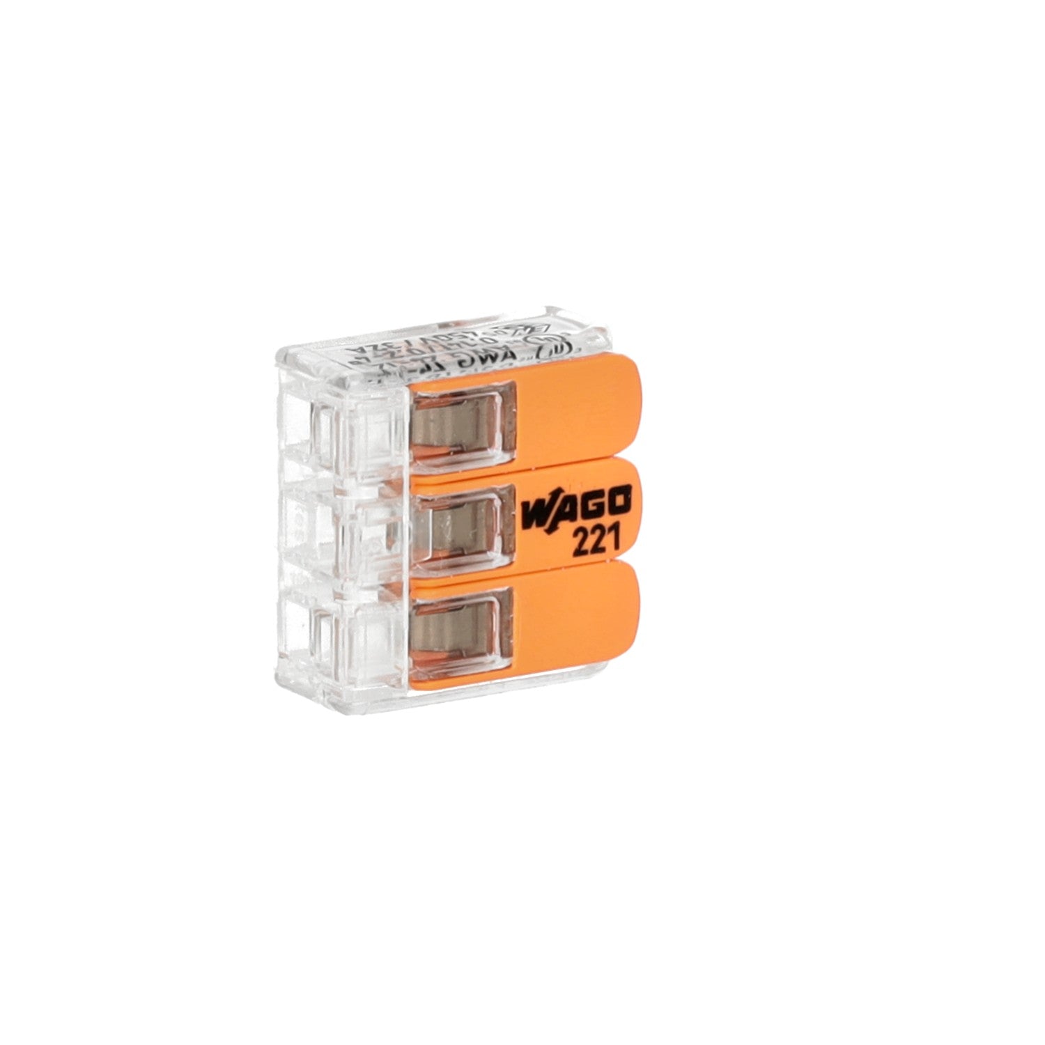 ZESTAW 10x Szybkozłączki WAGO 3 gniazda 0,14-4mm 221-413 złączka zaciskowa